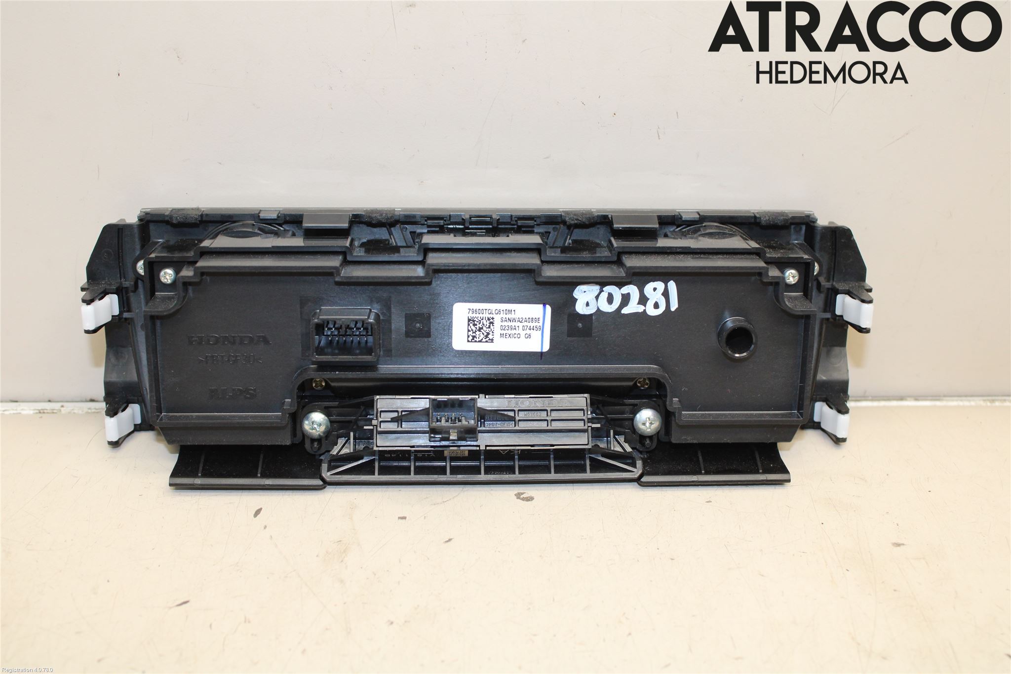 Honda CIVIC 17-22 Varme Ac Betjening-Display