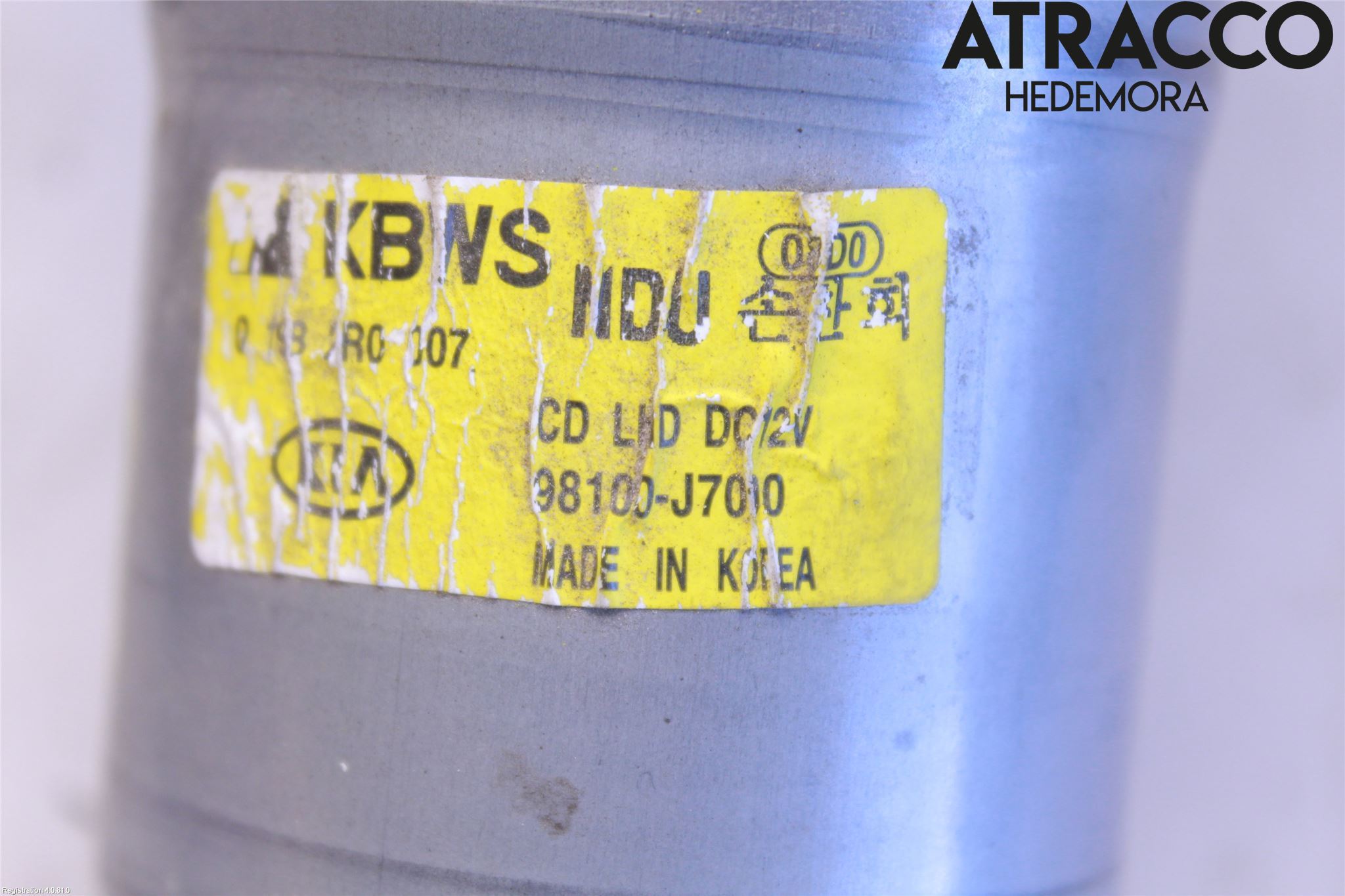 Kia CEED 12-18 Viskermotor Frontrute