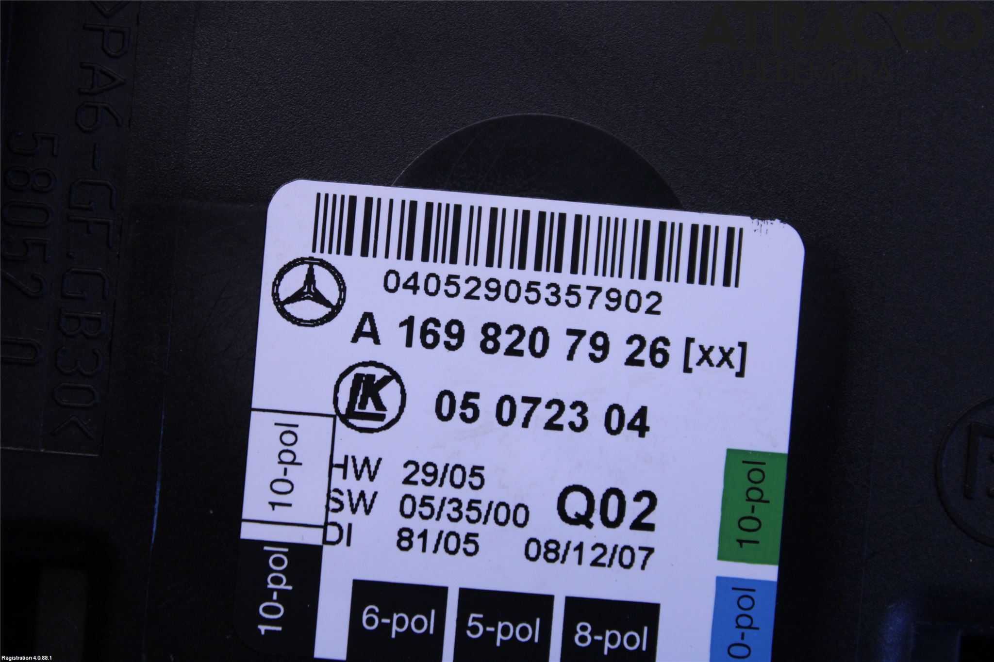 Mercedes-Benz MB B-KLASS (W245) 05-12 Styreenhet Dør