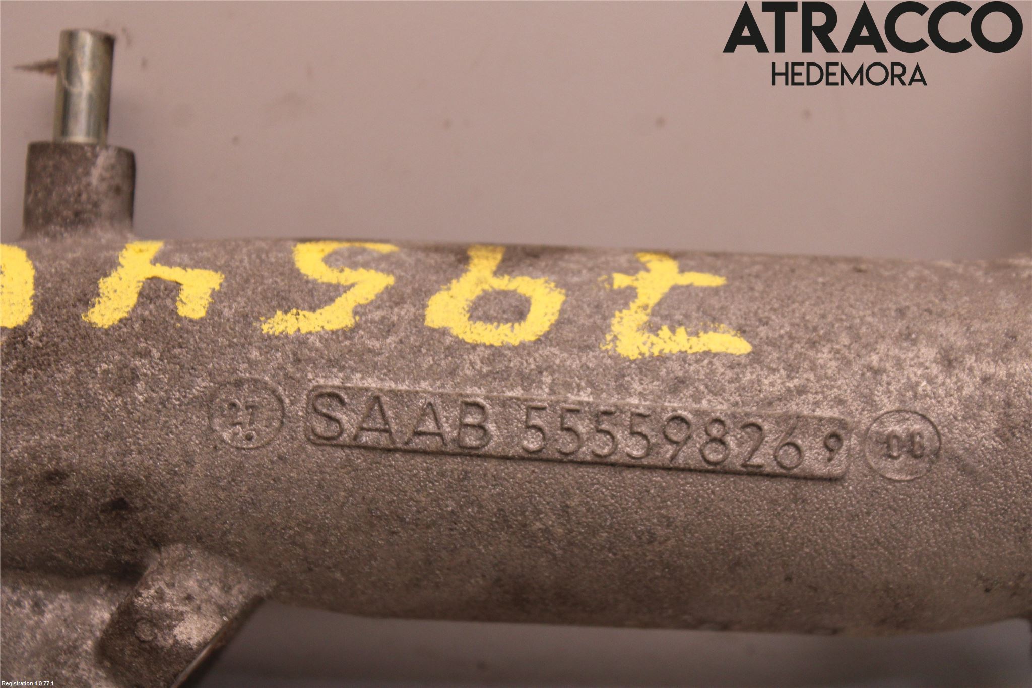 Saab 9-5     06-10 Intercooler Rør-Slange
