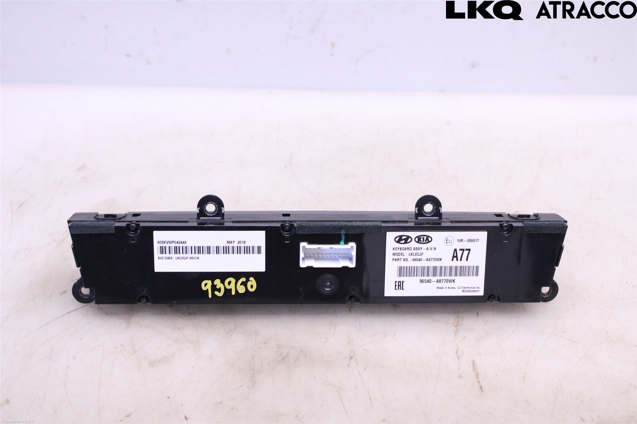 Kia OPTIMA 16-20 Stereo Radio Med Cd
