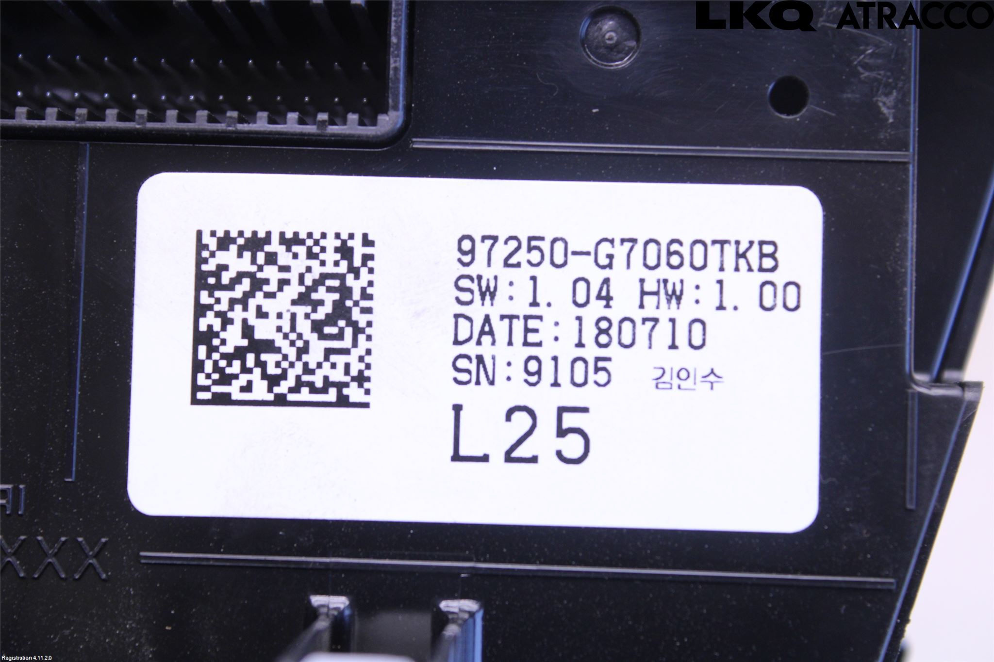 Hyundai IONIQ AE 17-22 Varme Ac Betjening-Display