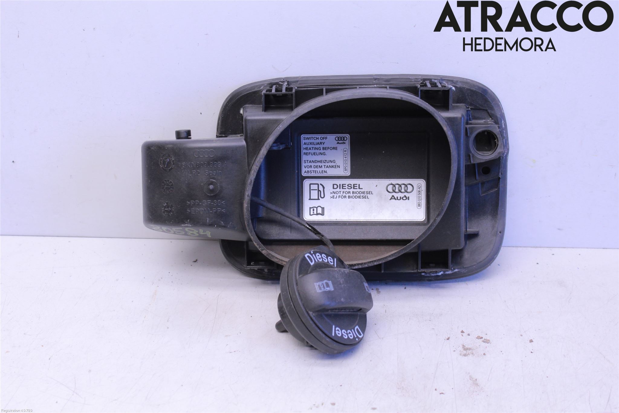 Audi A4/S4 08-11 Drivstoff Tankluke