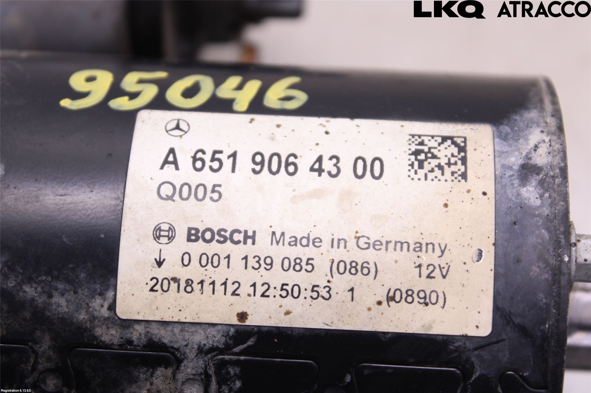Mercedes-Benz MB VITO/V-KLASS (W640,W447,W448) 14- Startmotor Diesel