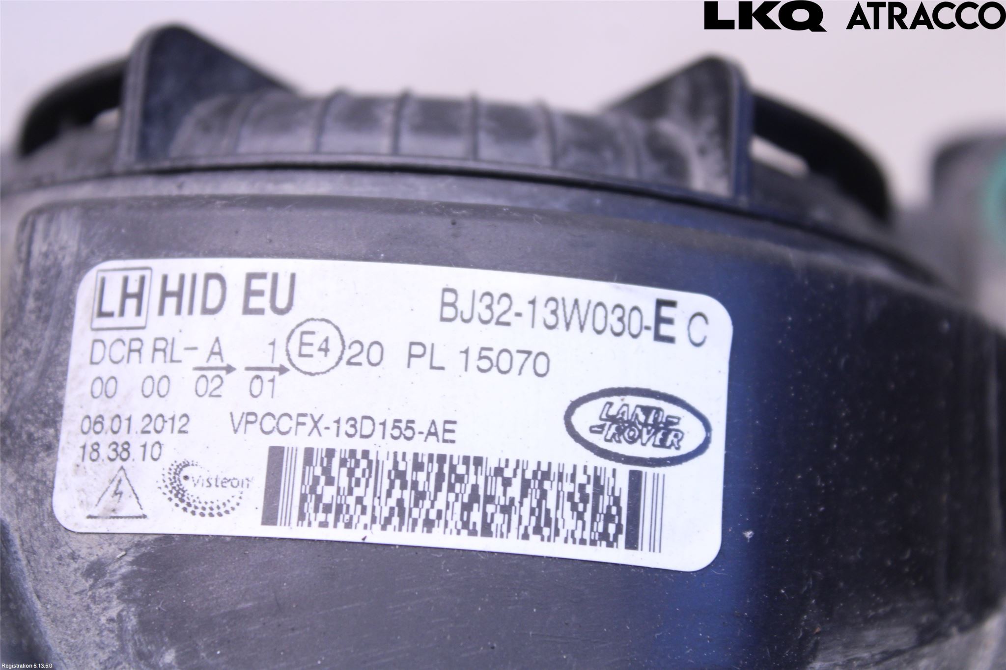 Landrover LAND ROVER RANGE ROVER EVOQUE (L538) 11-18 Frontlykt Venstre