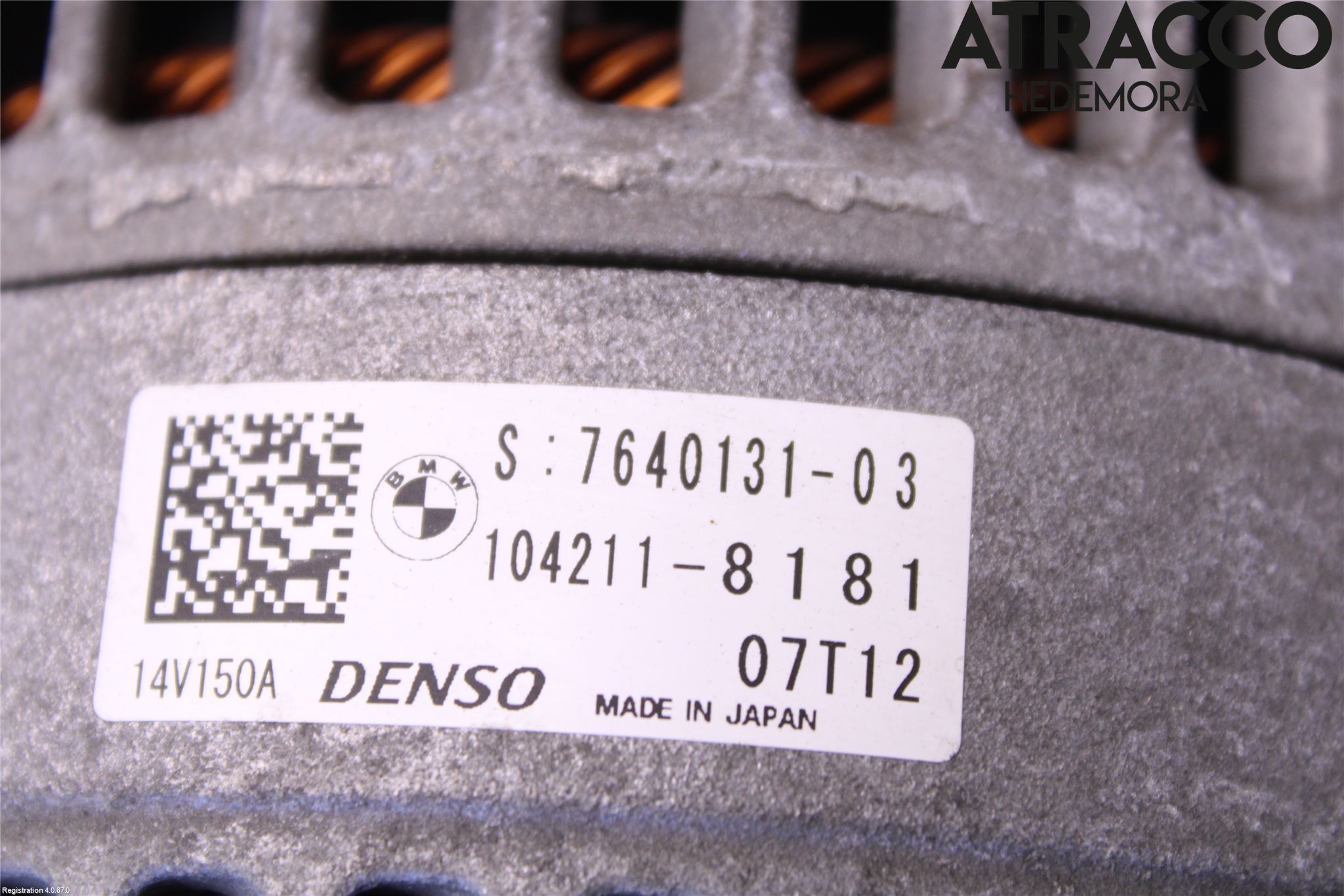 BMW 3 F30/F31/F80 12-19 Dynamo