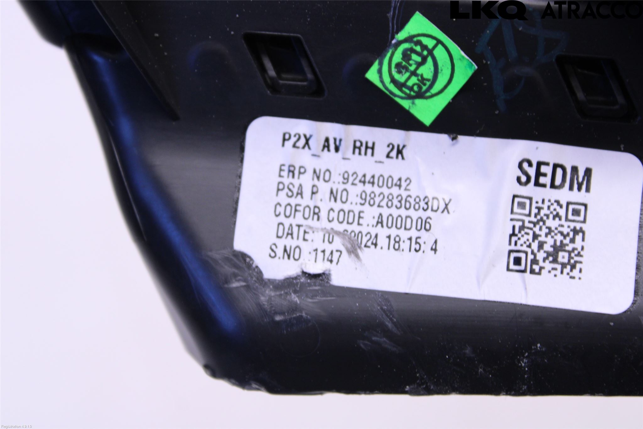 Peugeot 2008/E-2008 20- Dashbord Kanal - Dyse