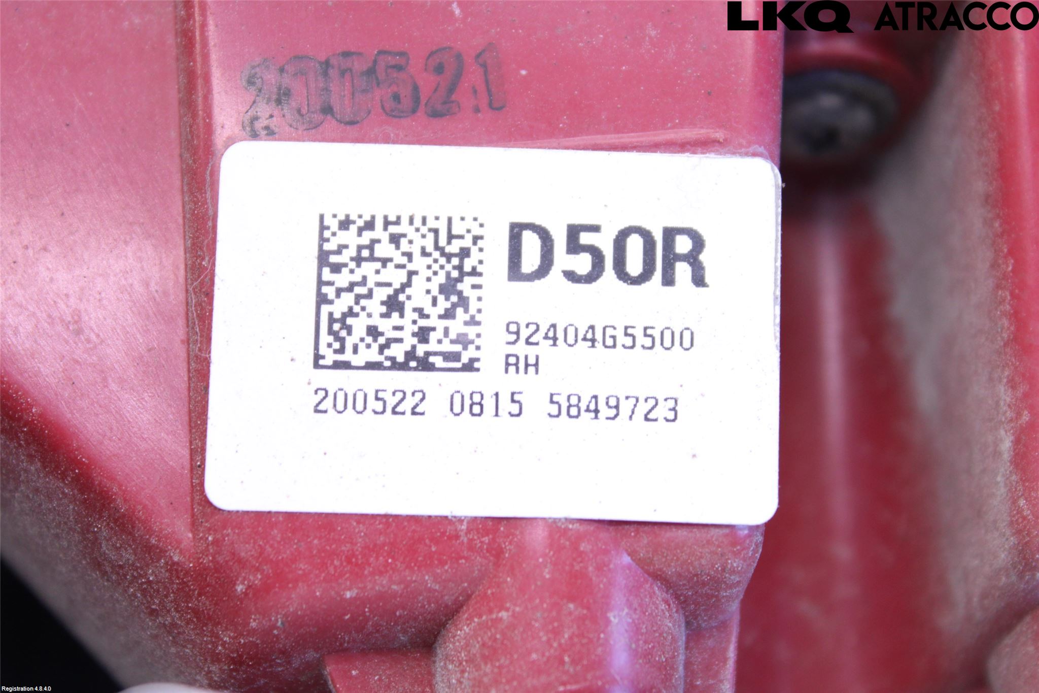 Kia NIRO (DE) 17-22 Baklykt Høyre  På Luke(Indre)