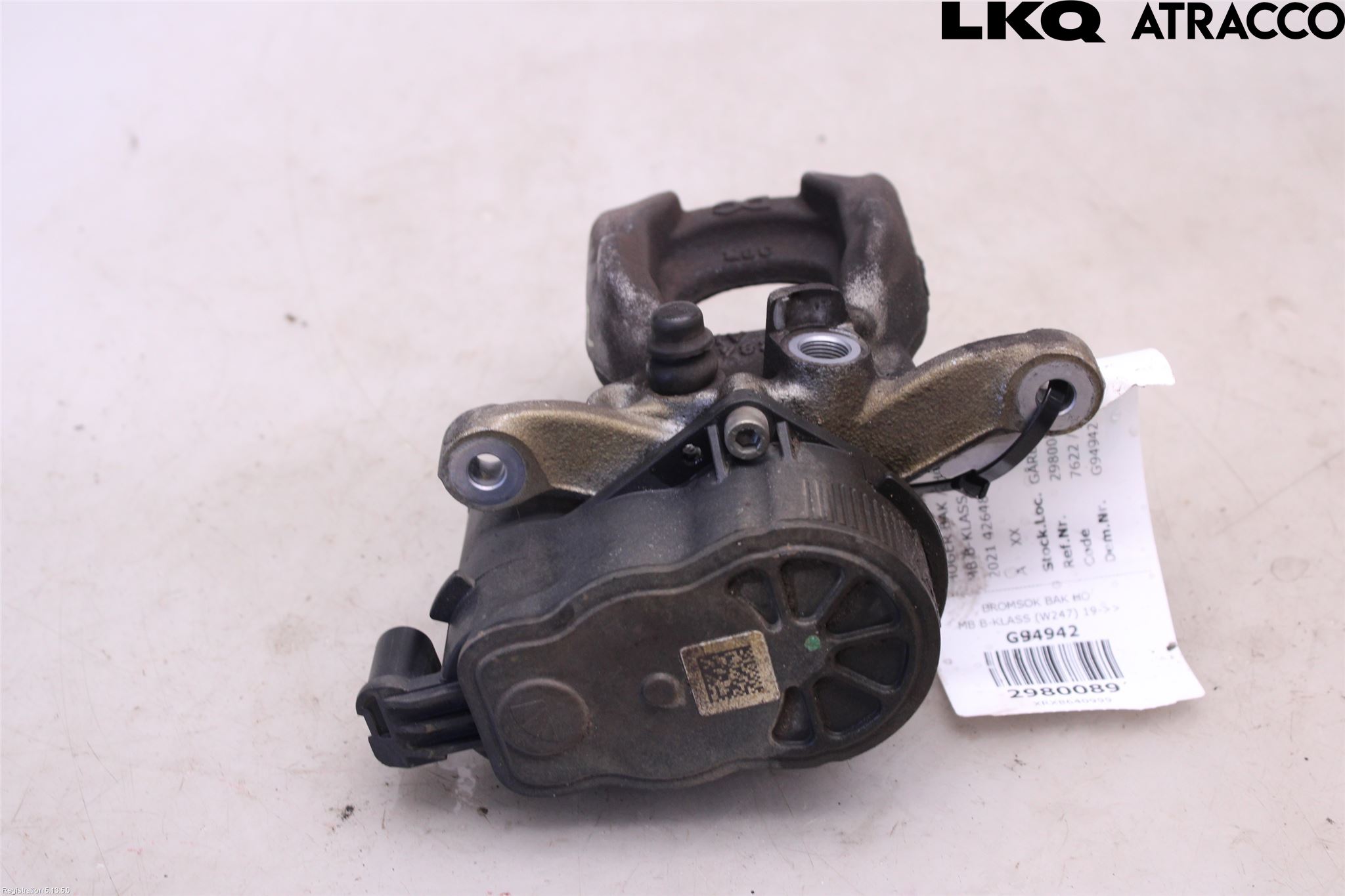 Mercedes-Benz MB B-KLASS (W247) 19- Bremsecaliper Bak Høyre