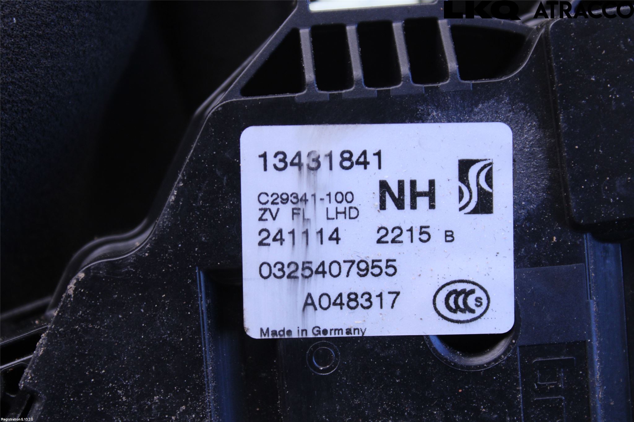 Opel CORSA E 15-19 Dørlås - Låsekasse