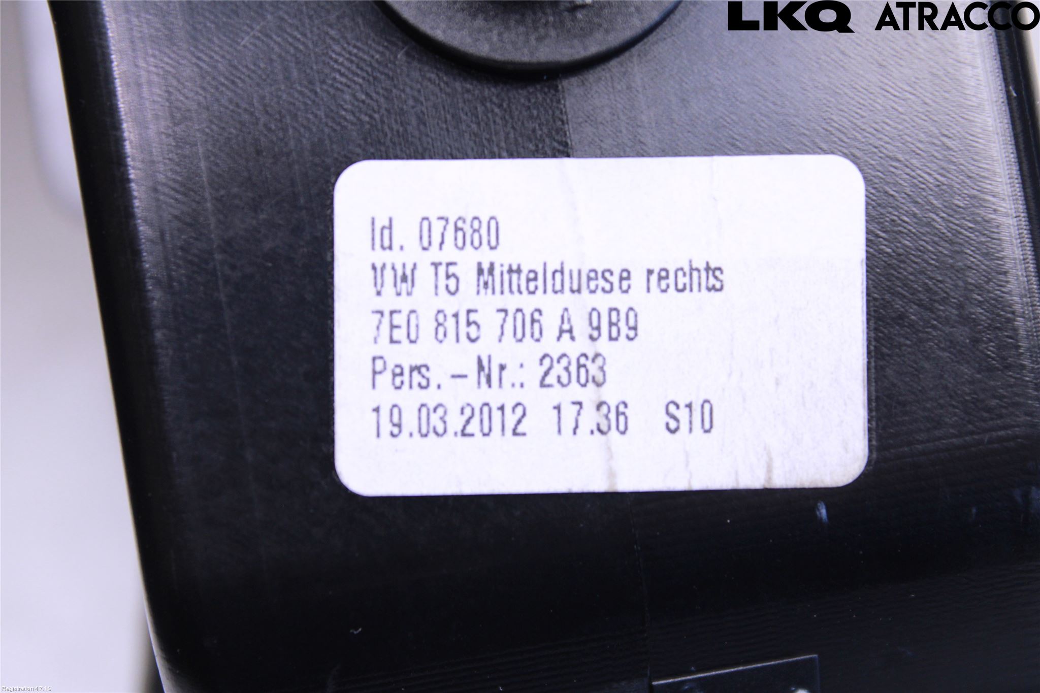 Volkswagen VW TRANSP/CARAVELLE (T5) 04-15 Dashbord Kanal - Dyse