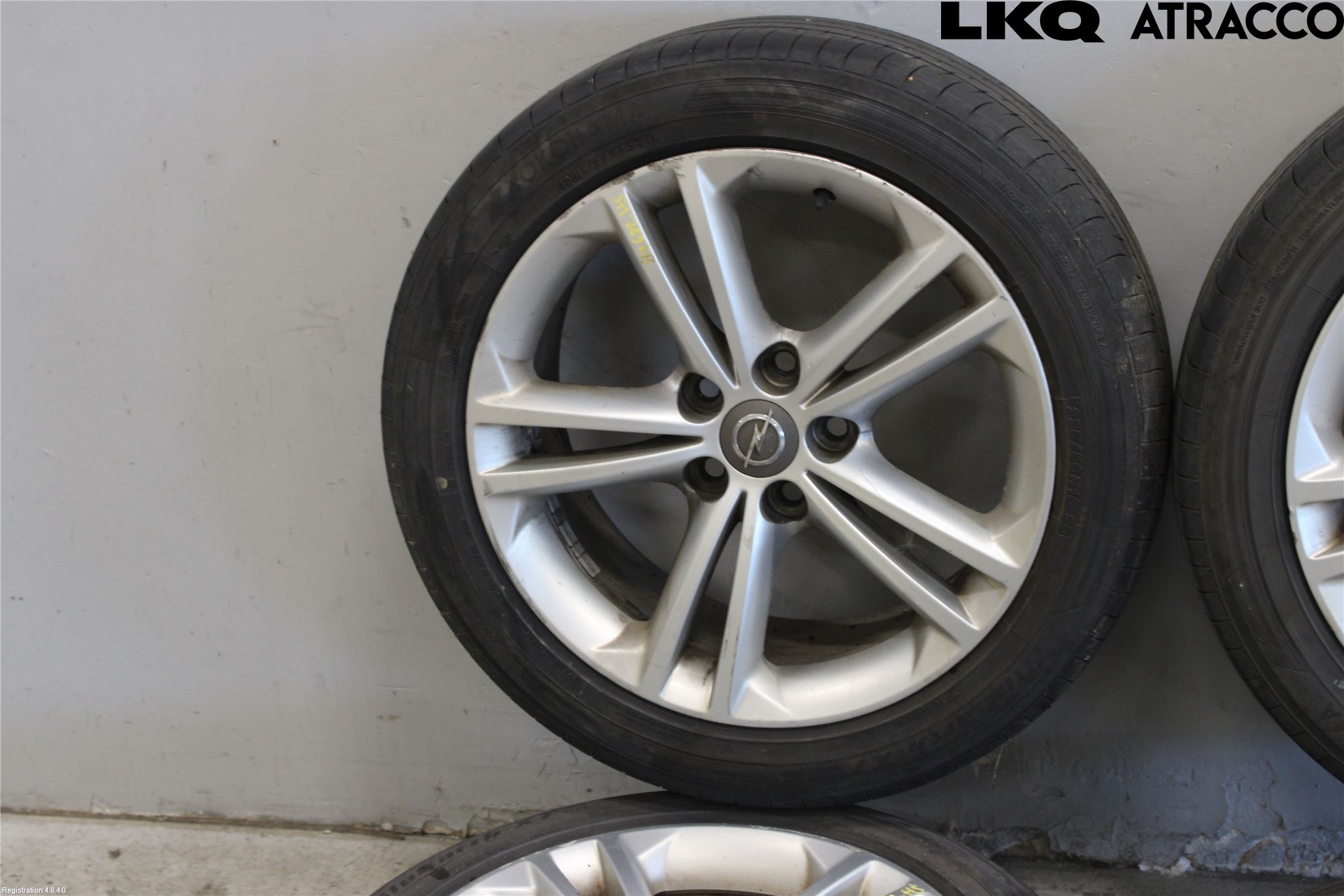 Opel INSIGNIA 09-16 Dekk Sommer På Alu Felg 4Stk
