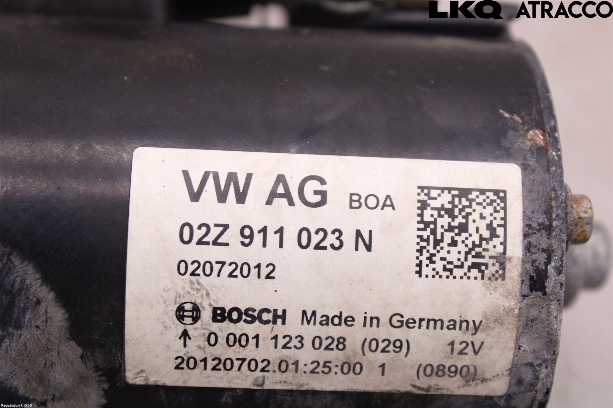 Volkswagen VW CADDY 11-15 Startmotor Diesel