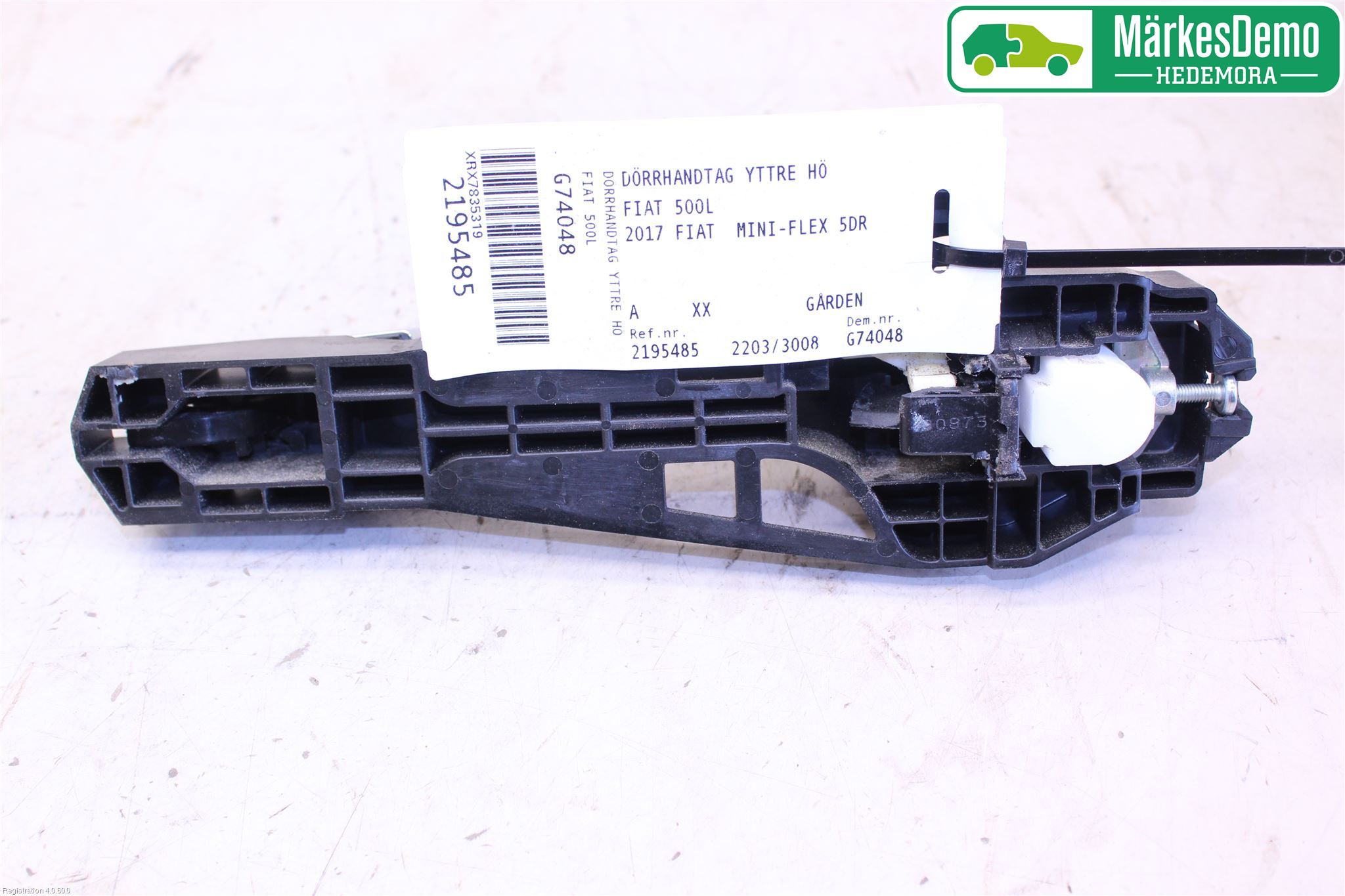 Fiat 500L 13-19 Dørhandtak Ytre Høyre
