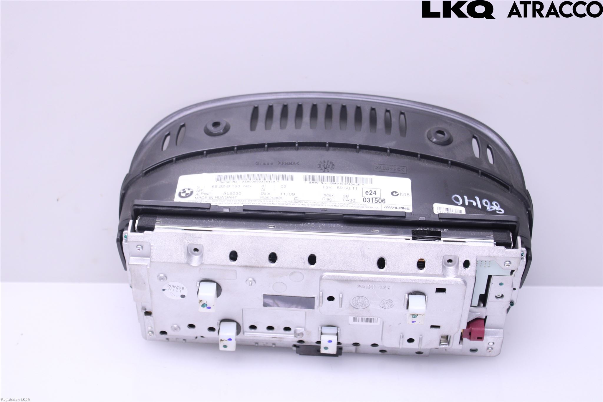 BMW 3 E90/91 SED/TOU 05-12 Instr Skjerm Dvd-Gps-Ac-Tlf