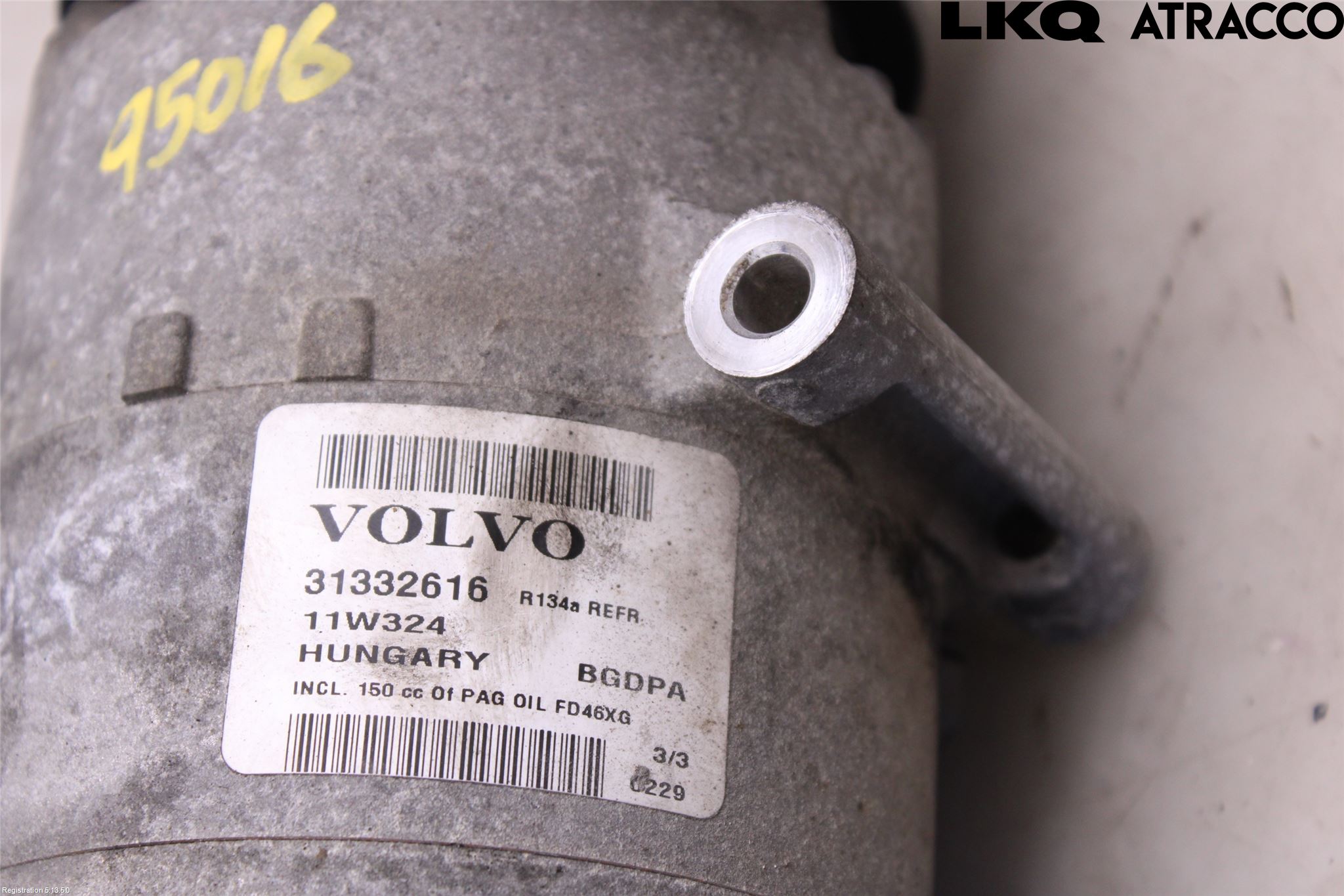 Volvo V60 11-13 Varme Ac Kompressor