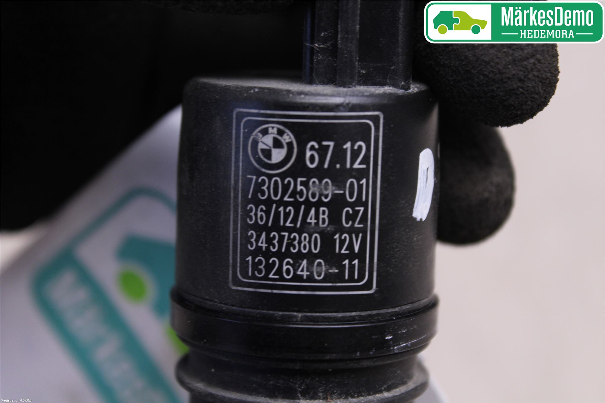 BMW 3 F30/F31/F80 12-19 Spylerpumpe Bakluke