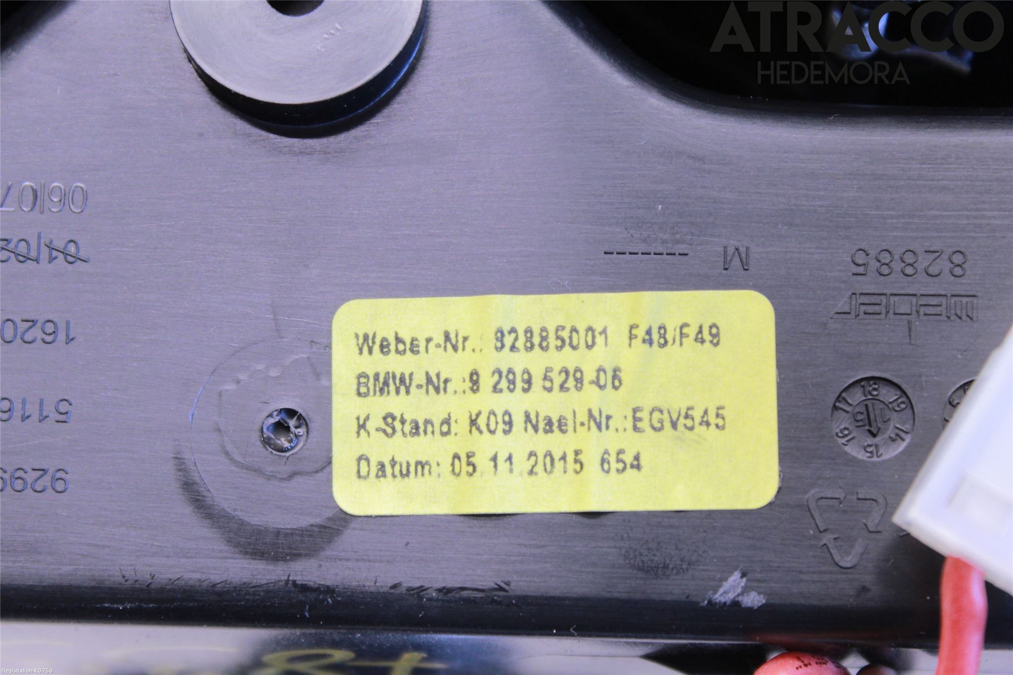 BMW X1 F48 15-22 Innr Koppholder