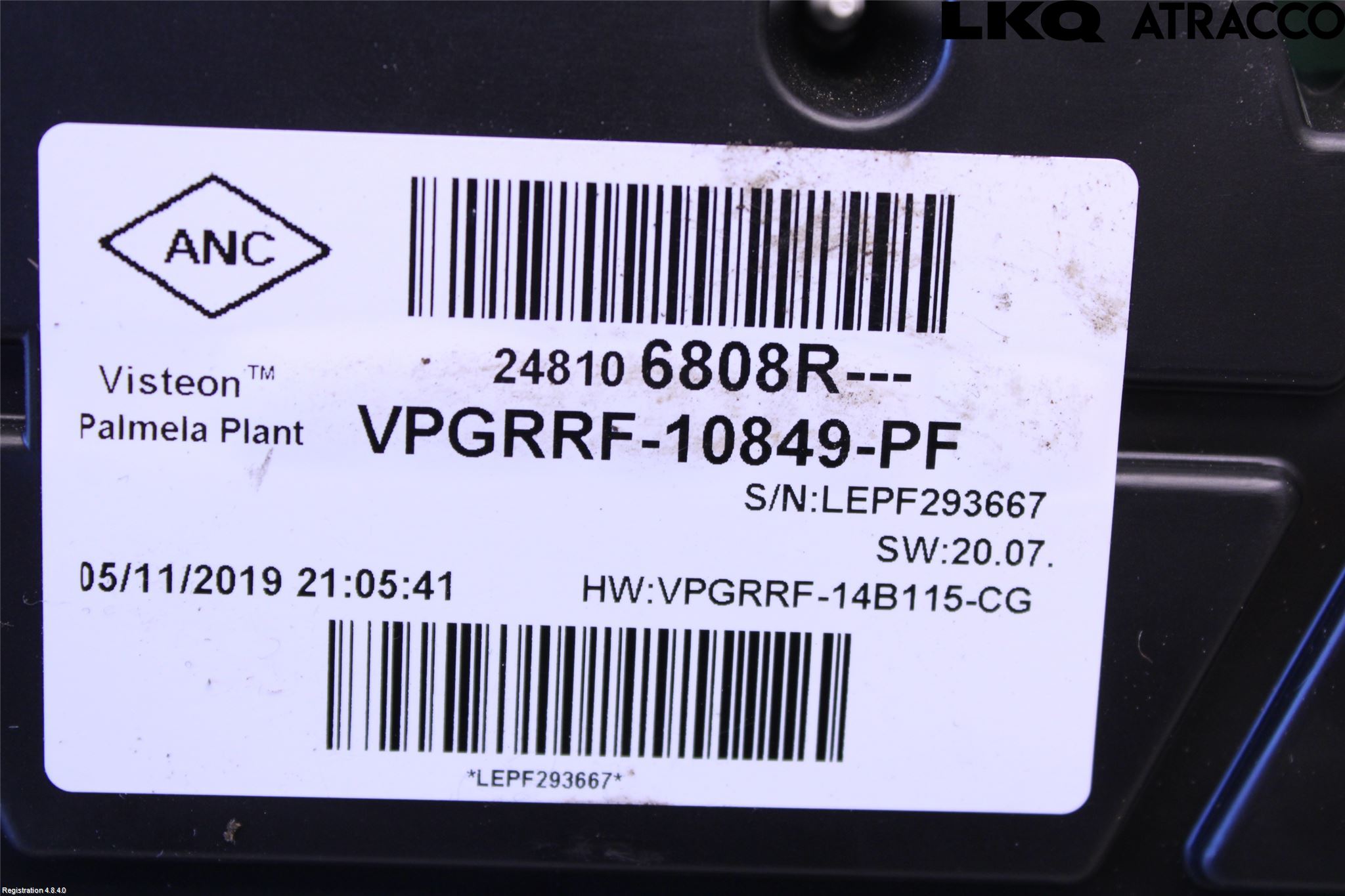 Renault CAPTUR 20-24 Instr Kombinert