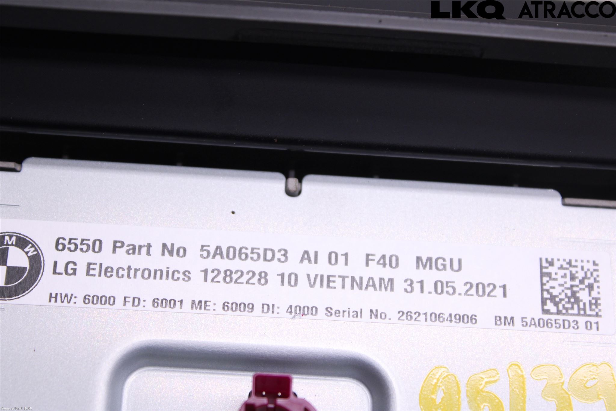 BMW 1 F40 19- Multifunktionsdisplay