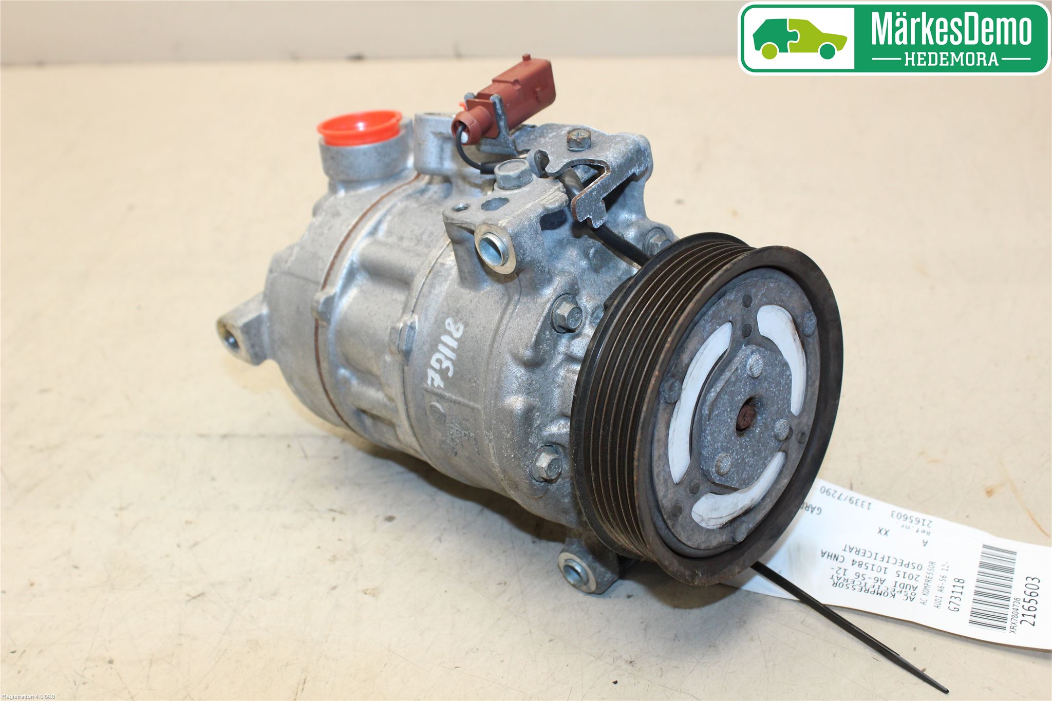 Audi A6/S6 4G 11-18 Varme Ac Kompressor
