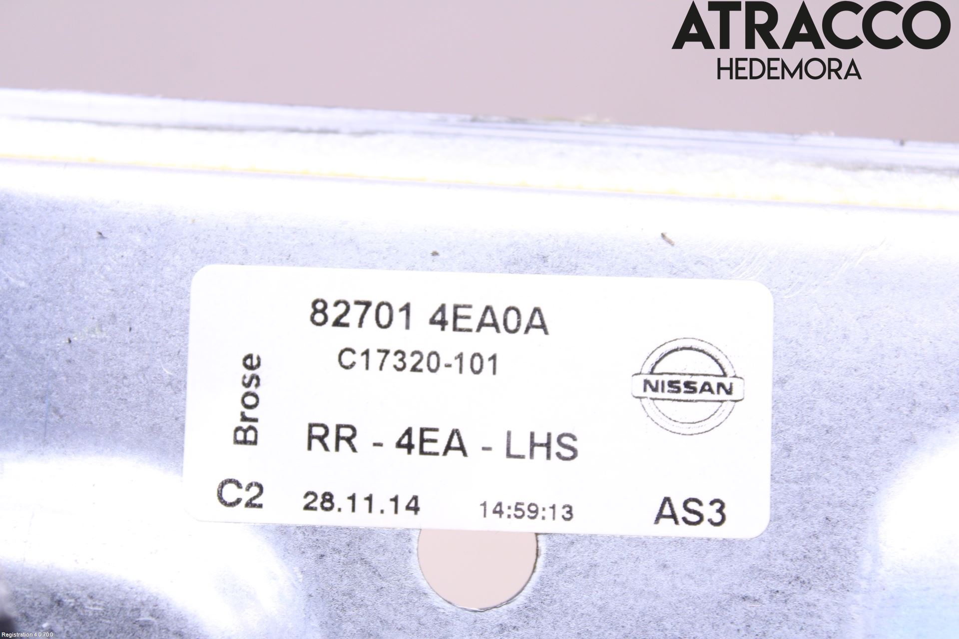 Nissan QASHQAI 14-17 Vindusheis El Komp