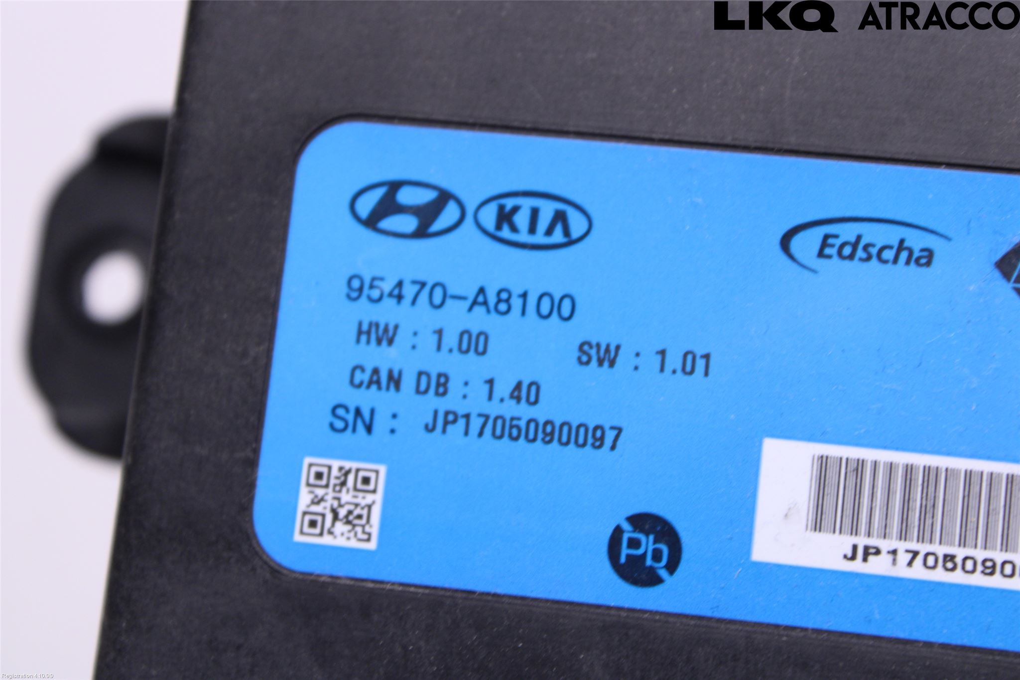 Kia OPTIMA 16-20 Styreenhet Bakluke
