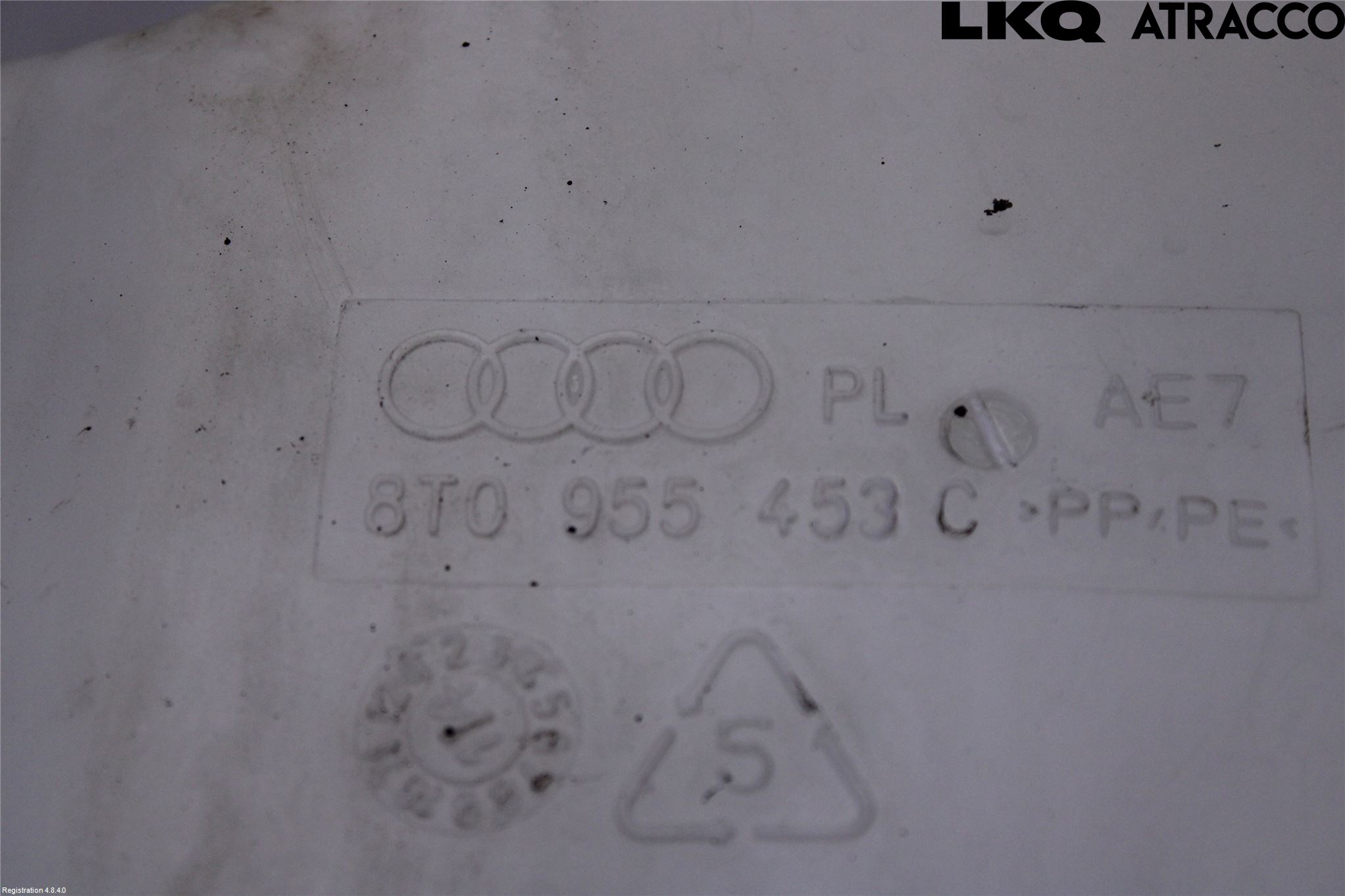 Audi A4 12-15 Spylerbeholder Frontrute-Lykte