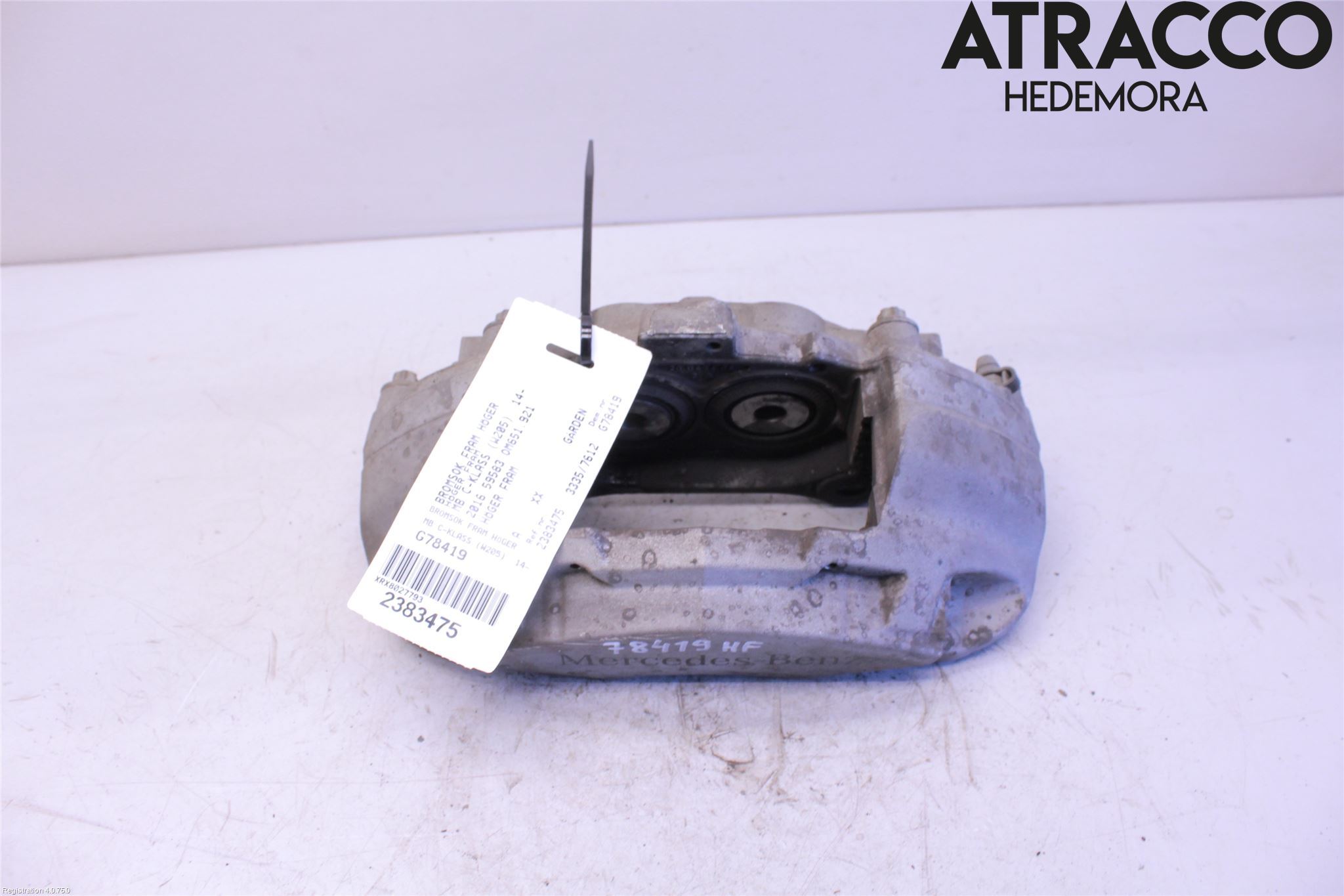 Mercedes-Benz MB C-KLASS (W205) 14-21 Bremsecaliper Foran Høyre