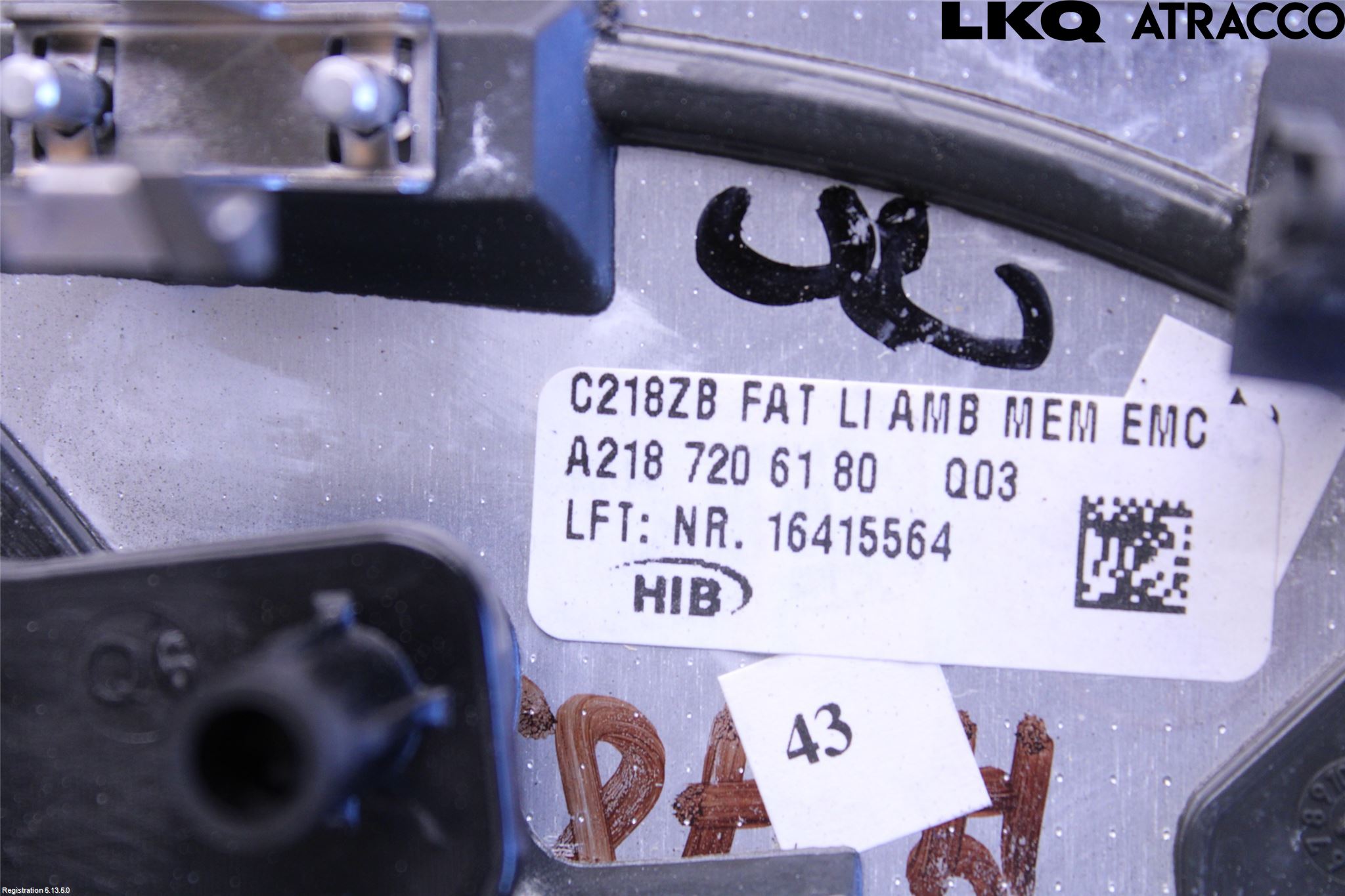 Mercedes-Benz MB CLS (C218/X218) 11-17 Innr Dørhandtak V Indre