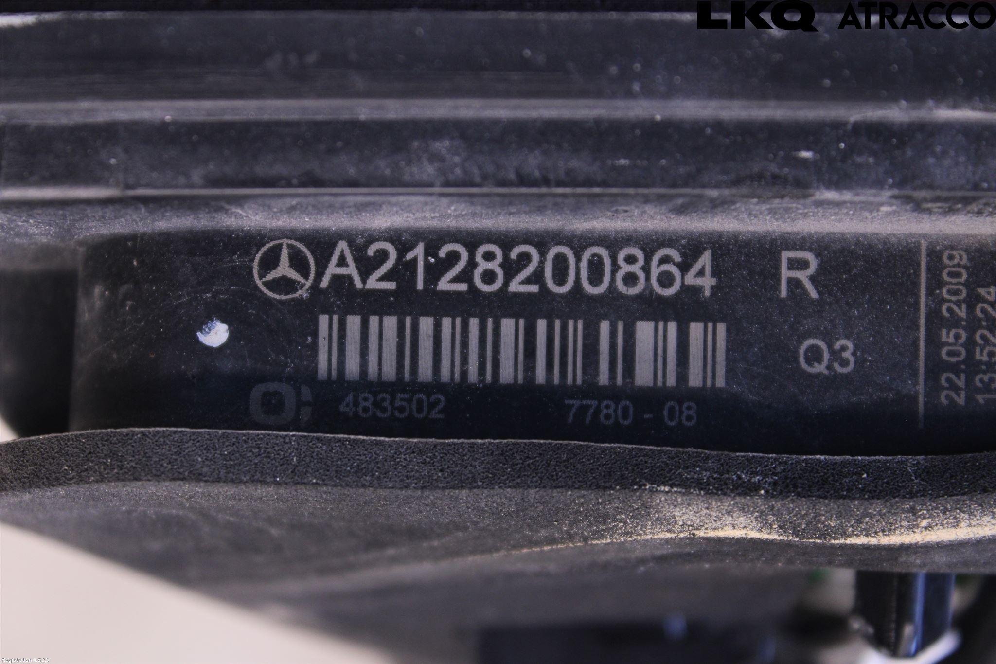 Mercedes-Benz MB E-KLASS (W212) 09-16 Baklykt Høyre  På Luke(Indre)