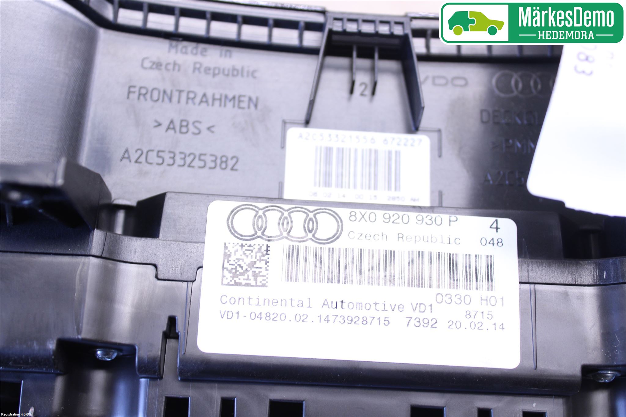 Audi A1/S1 11-18 Instr Kombinert