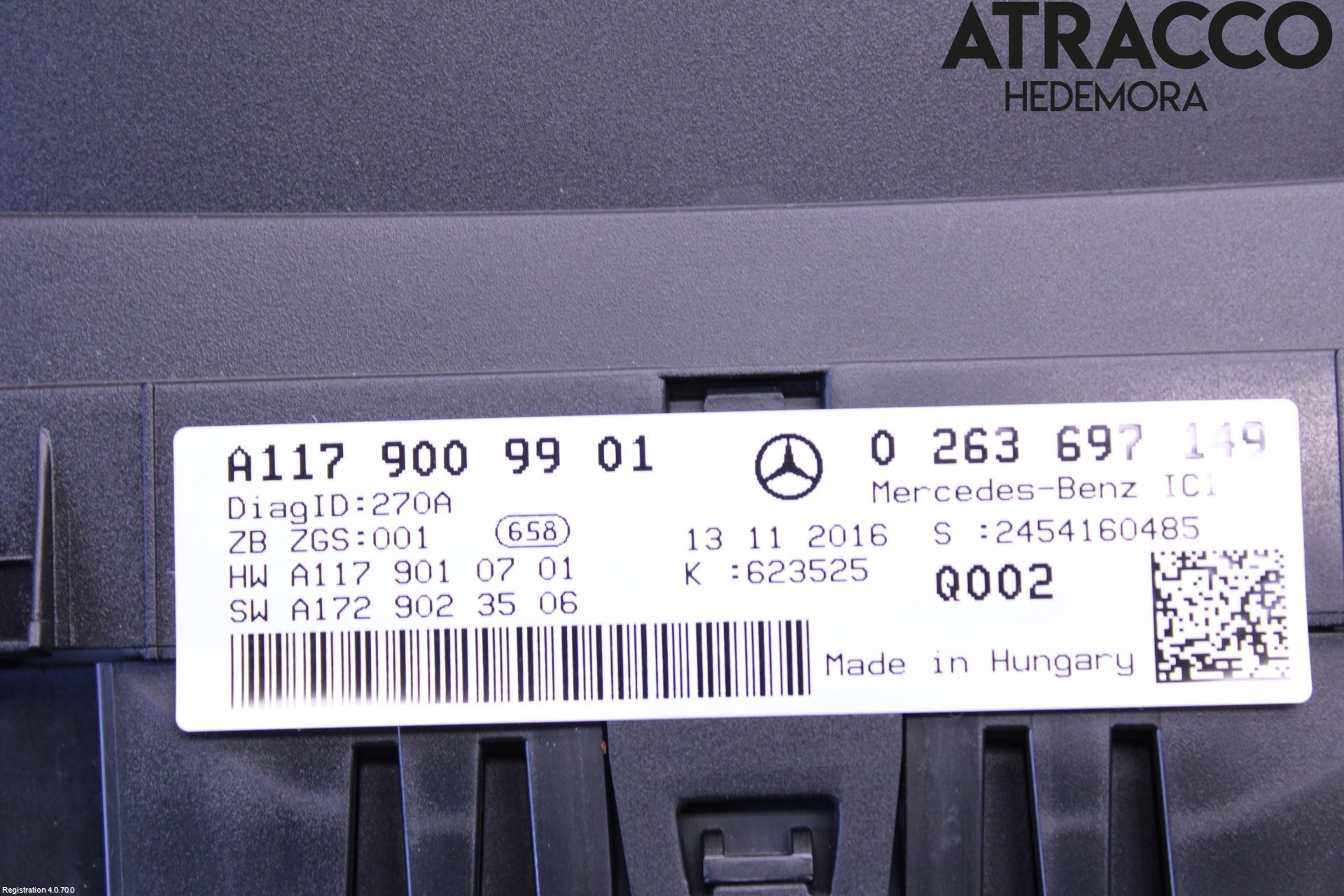 Mercedes-Benz MB CLA-KLASS (C117/X117) 13-19 Instr Kombinert