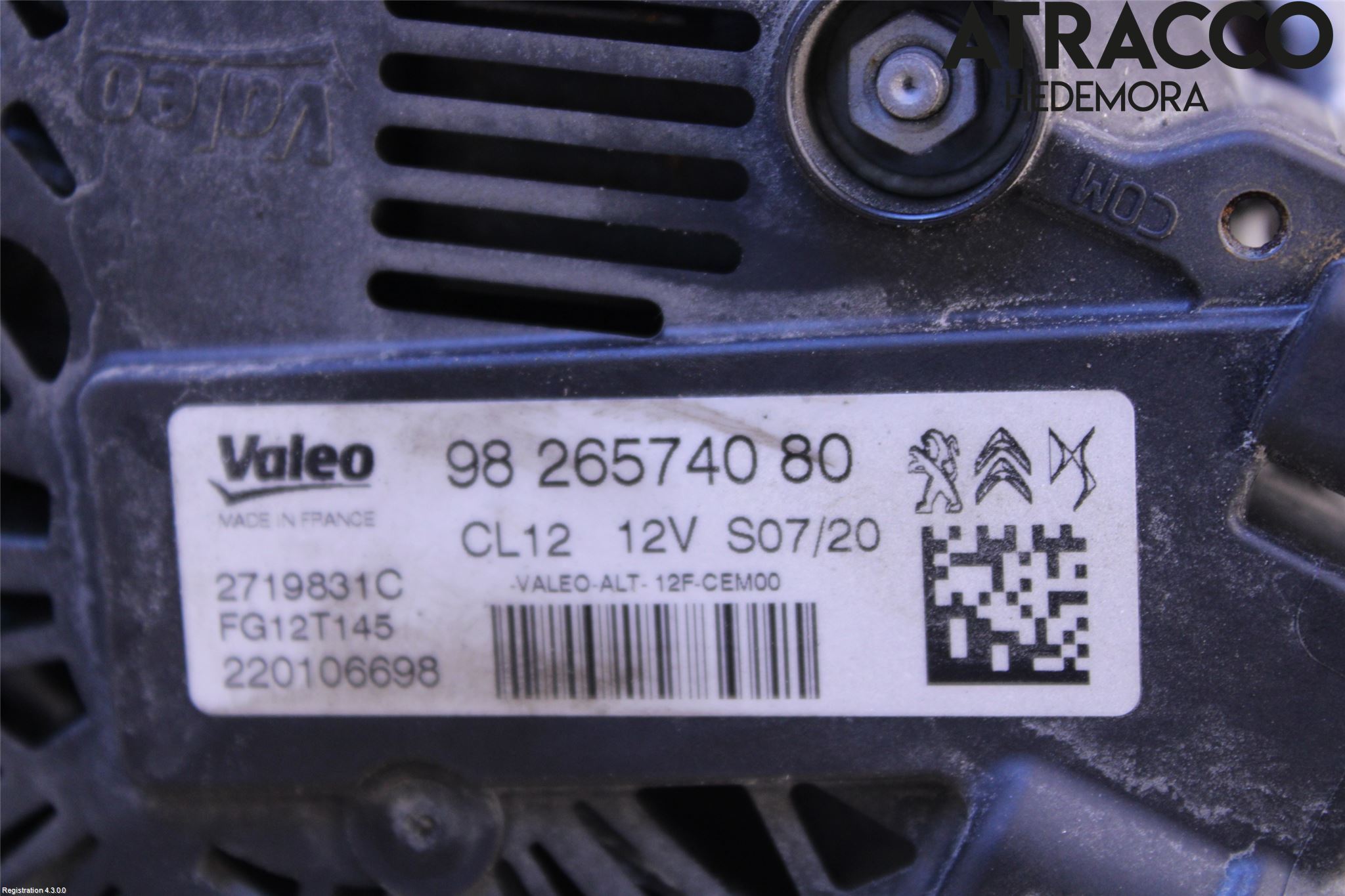 Opel CORSA F, CORSA-E 20- Dynamo