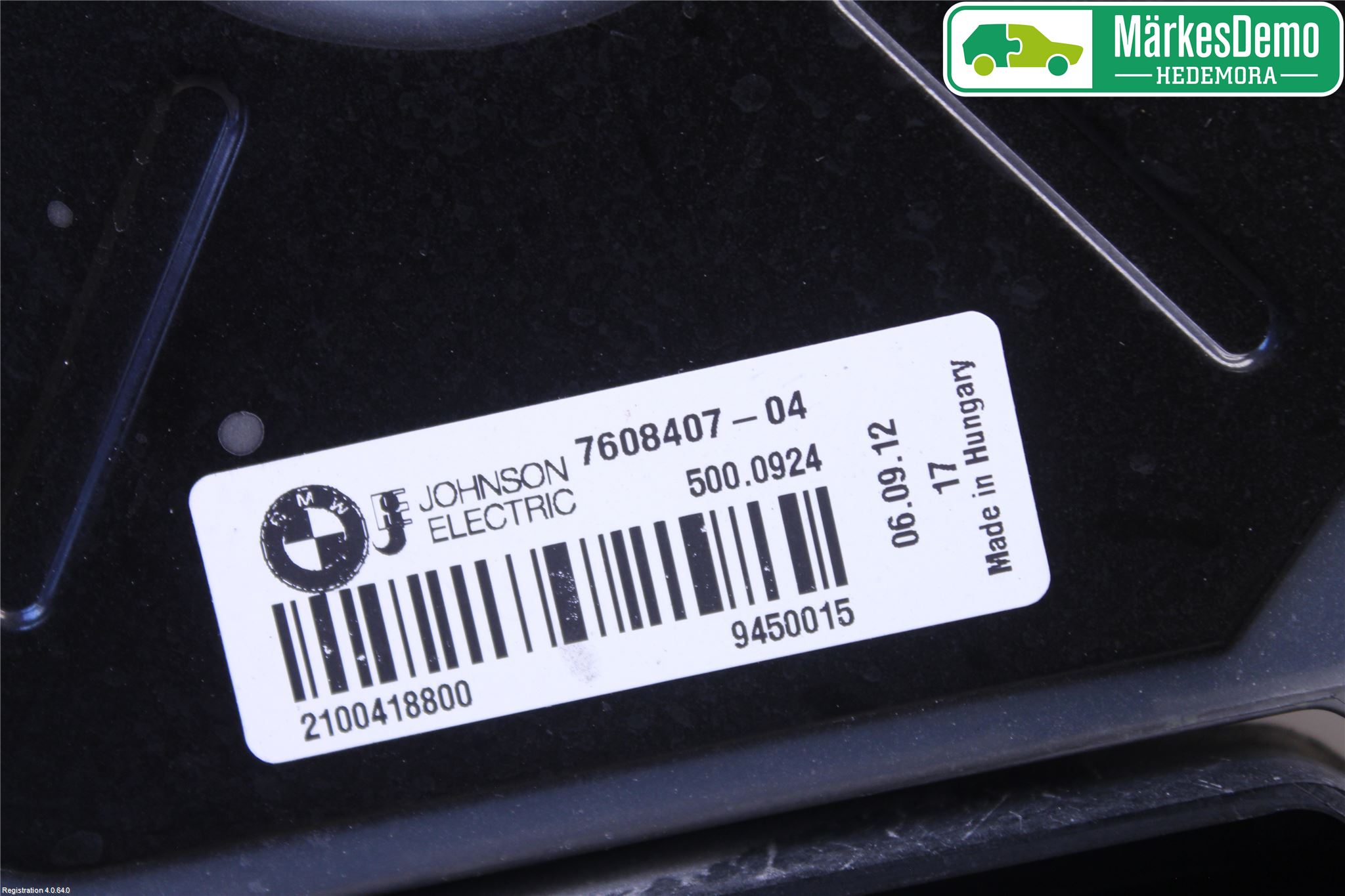 BMW 3 F30/F31/F80 12-19 Kjølevifte Elektrisk