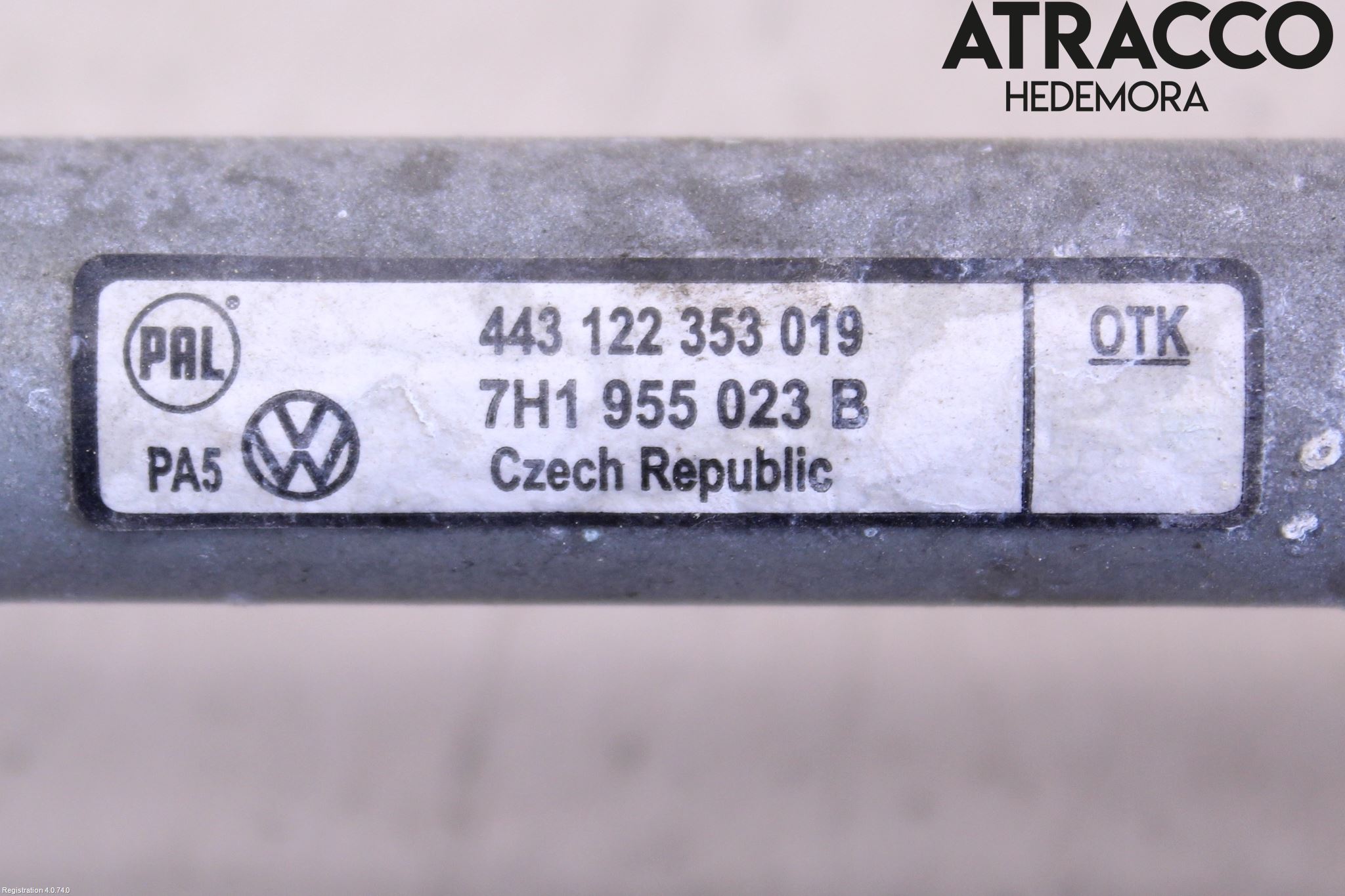 Volkswagen VW TRANSP/CARAVELLE (T5) 04-15 Viskeroverføring Frontrute