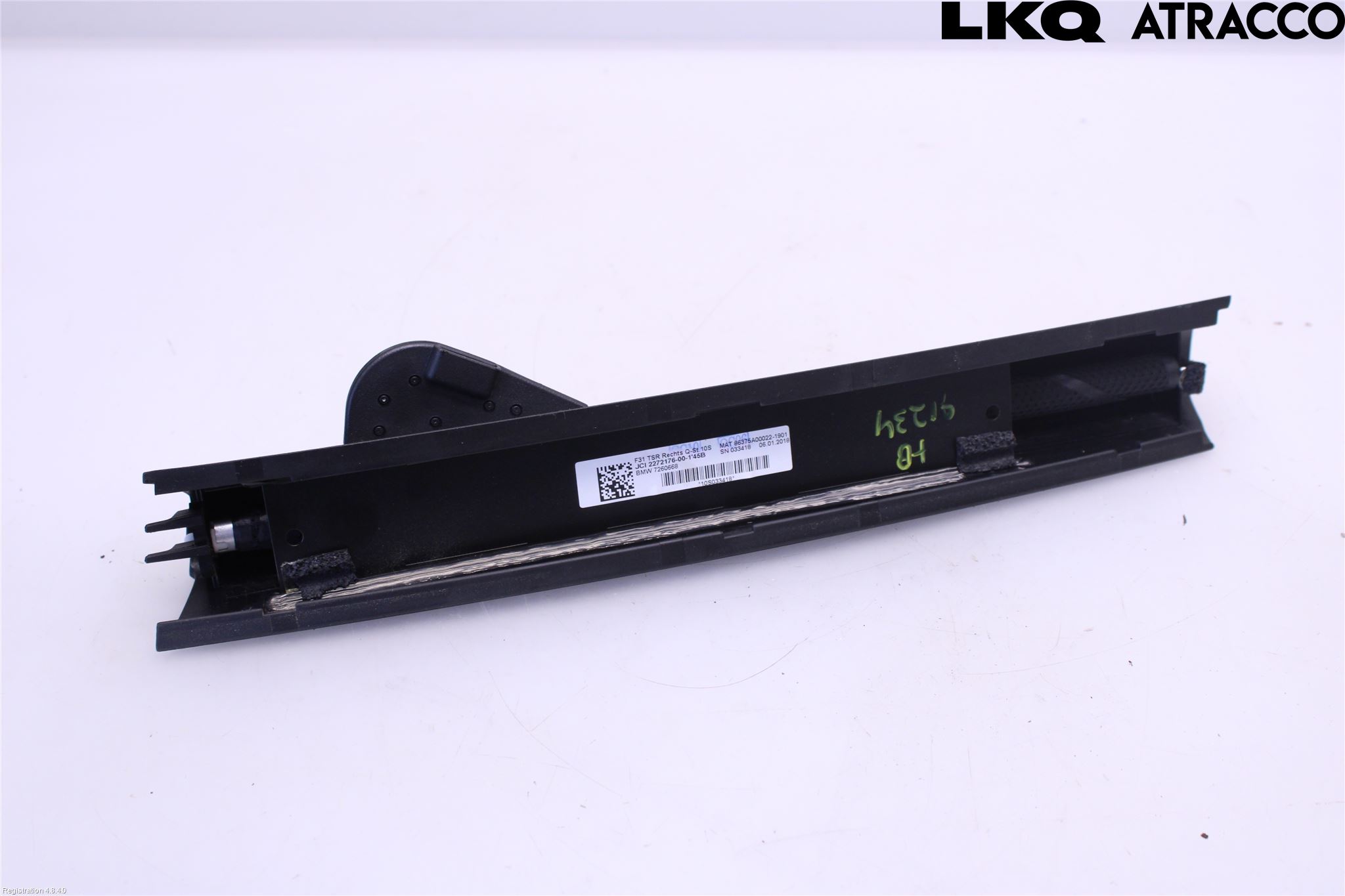 BMW 3 F30/F31/F80 12-19 Innr Innsyn Beskytelse Stv