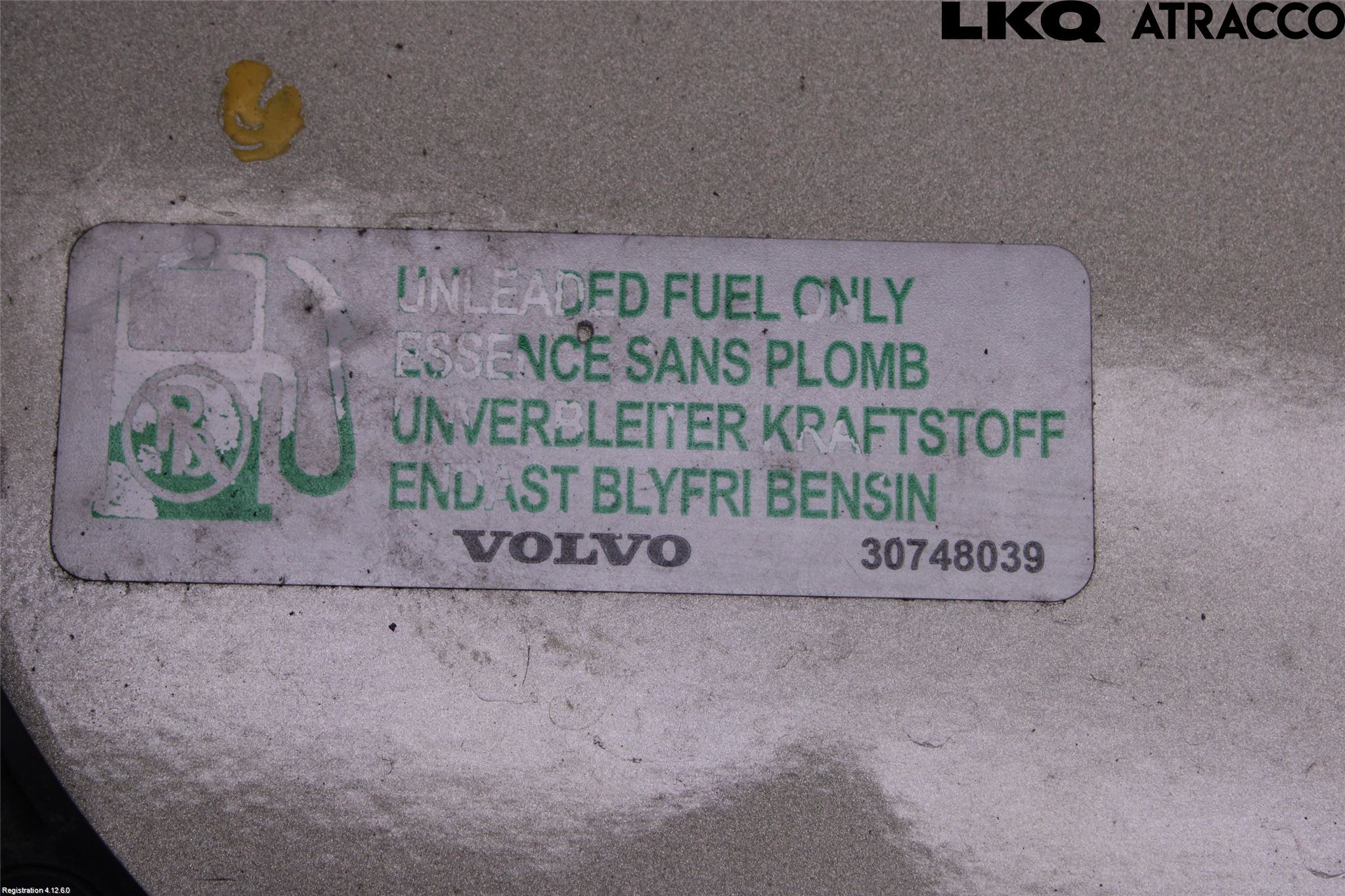 Volvo V70 05-08 Drivstoff Tankluke
