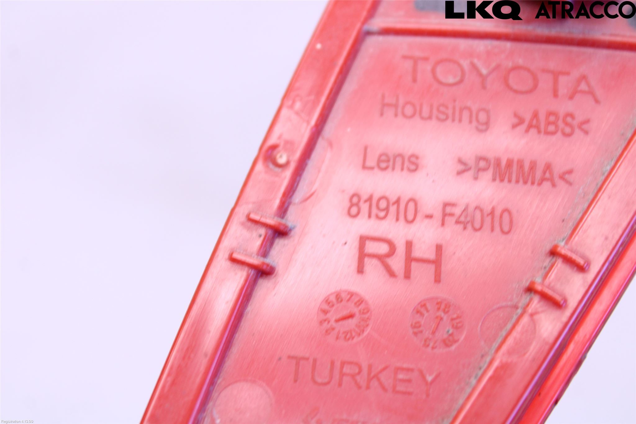 Toyota C-HR 16-23 Refleks Bak