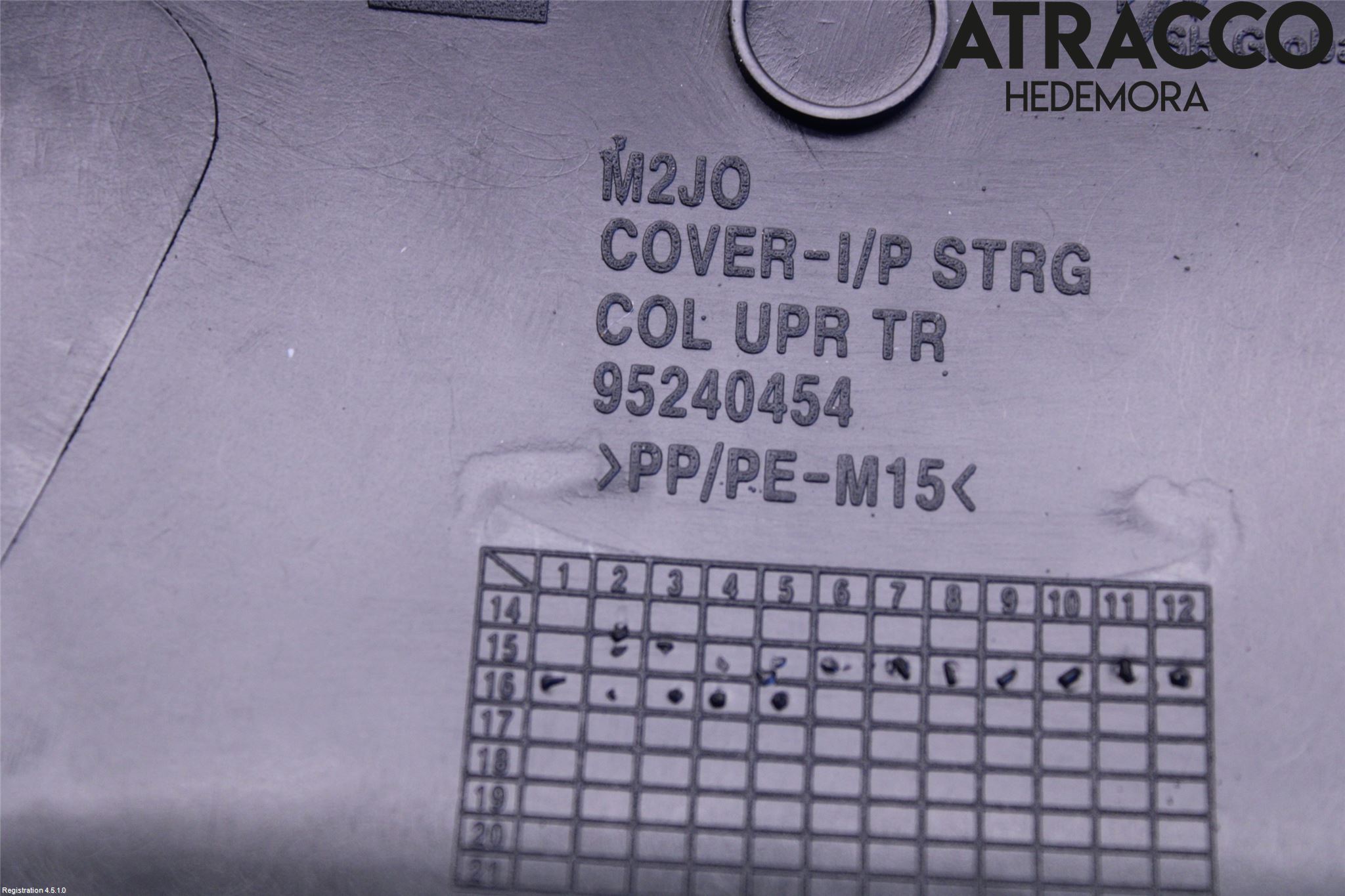 Opel KARL 16-19 Rattdeksel - Deksler