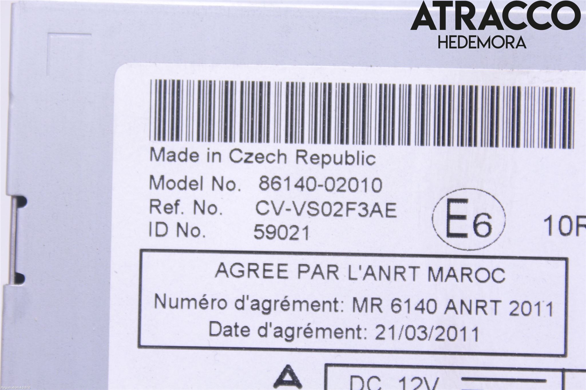 Toyota AURIS 13-19 Stereo Radio Med Cd