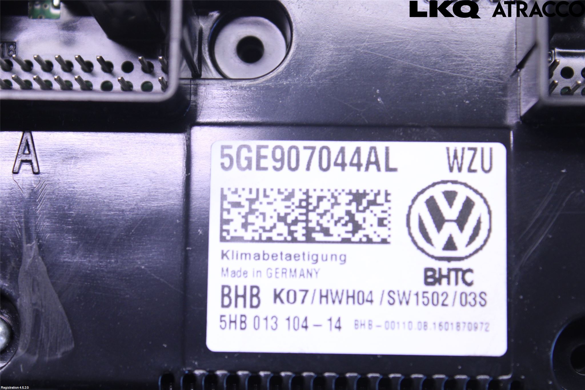 Volkswagen VW PASSAT 15-19 Varme Ac Betjening-Display