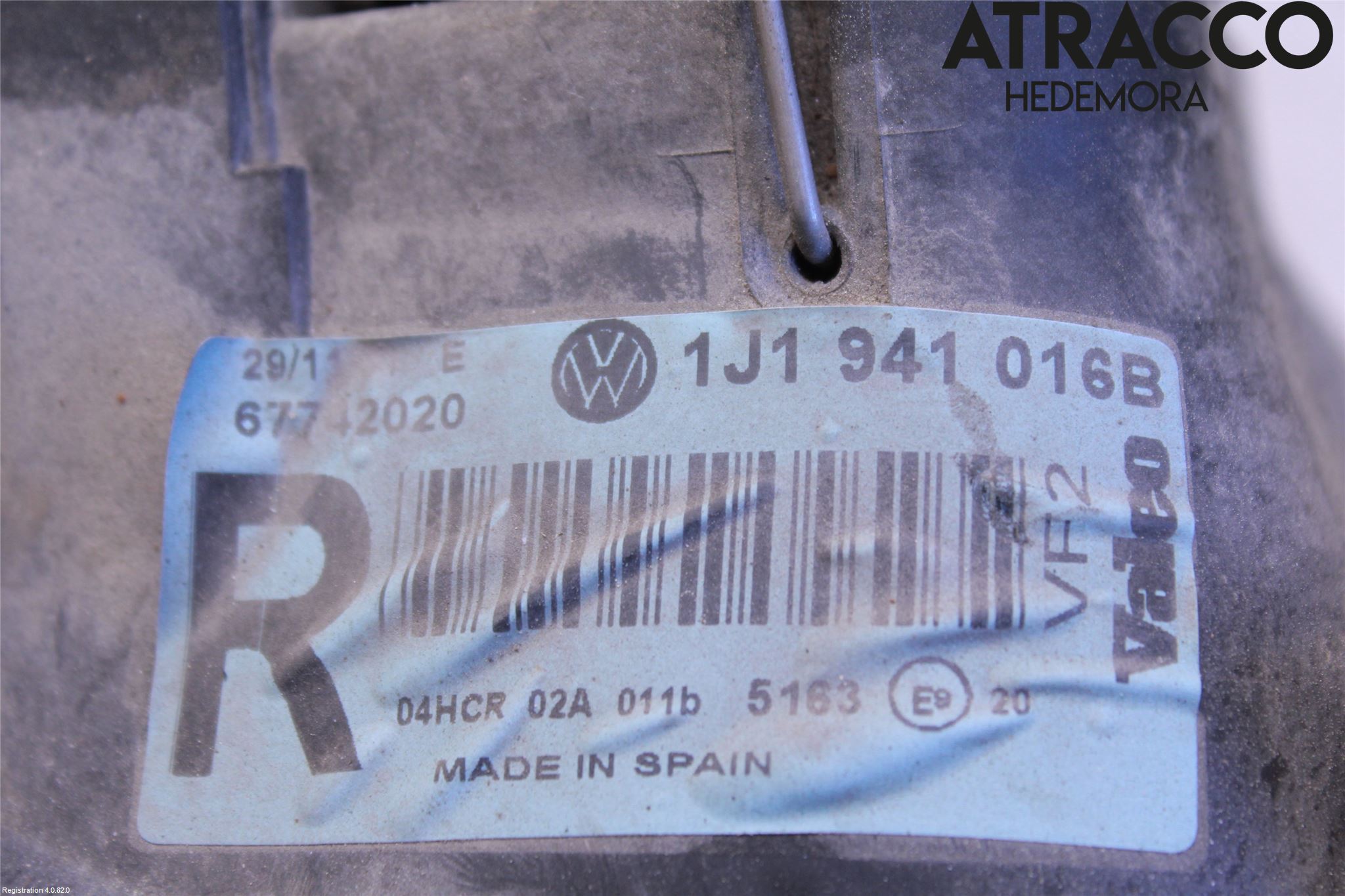Volkswagen VW GOLF IV 98-06 Frontlykt Høyre