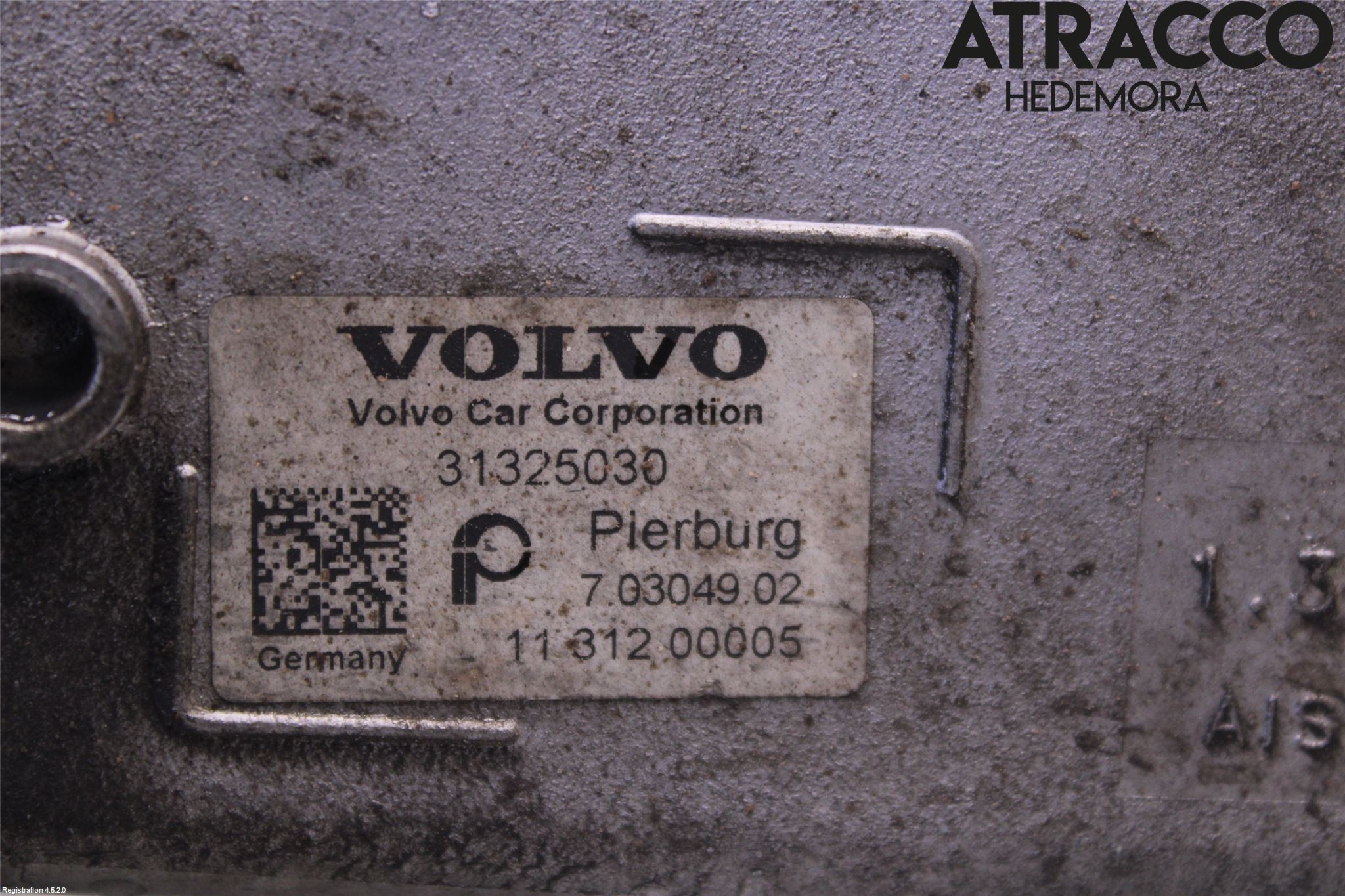 Volvo V70 08-13 Eksos Kjøler