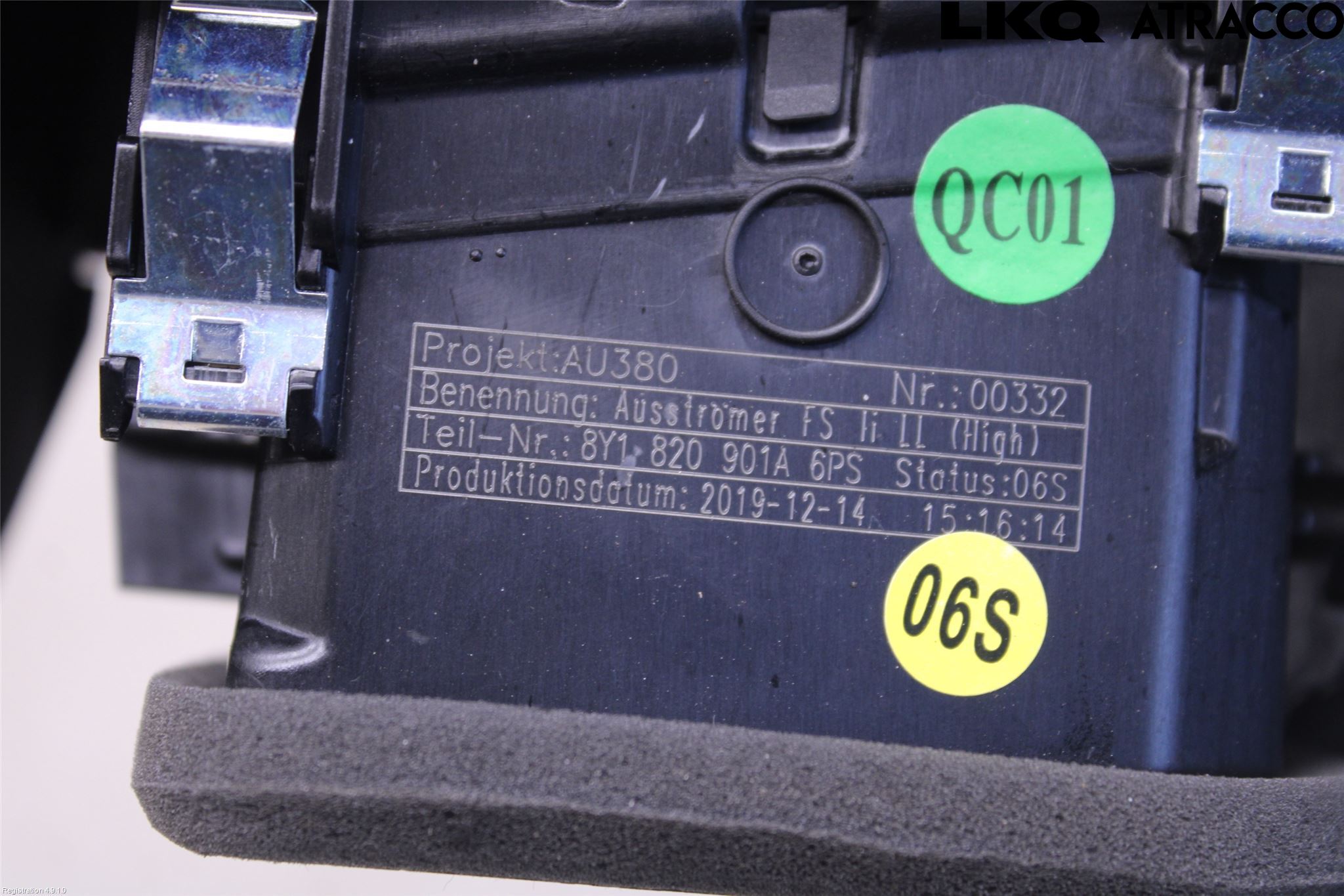 Audi A3/S3 8Y 21- Dashbord Kanal - Dyse