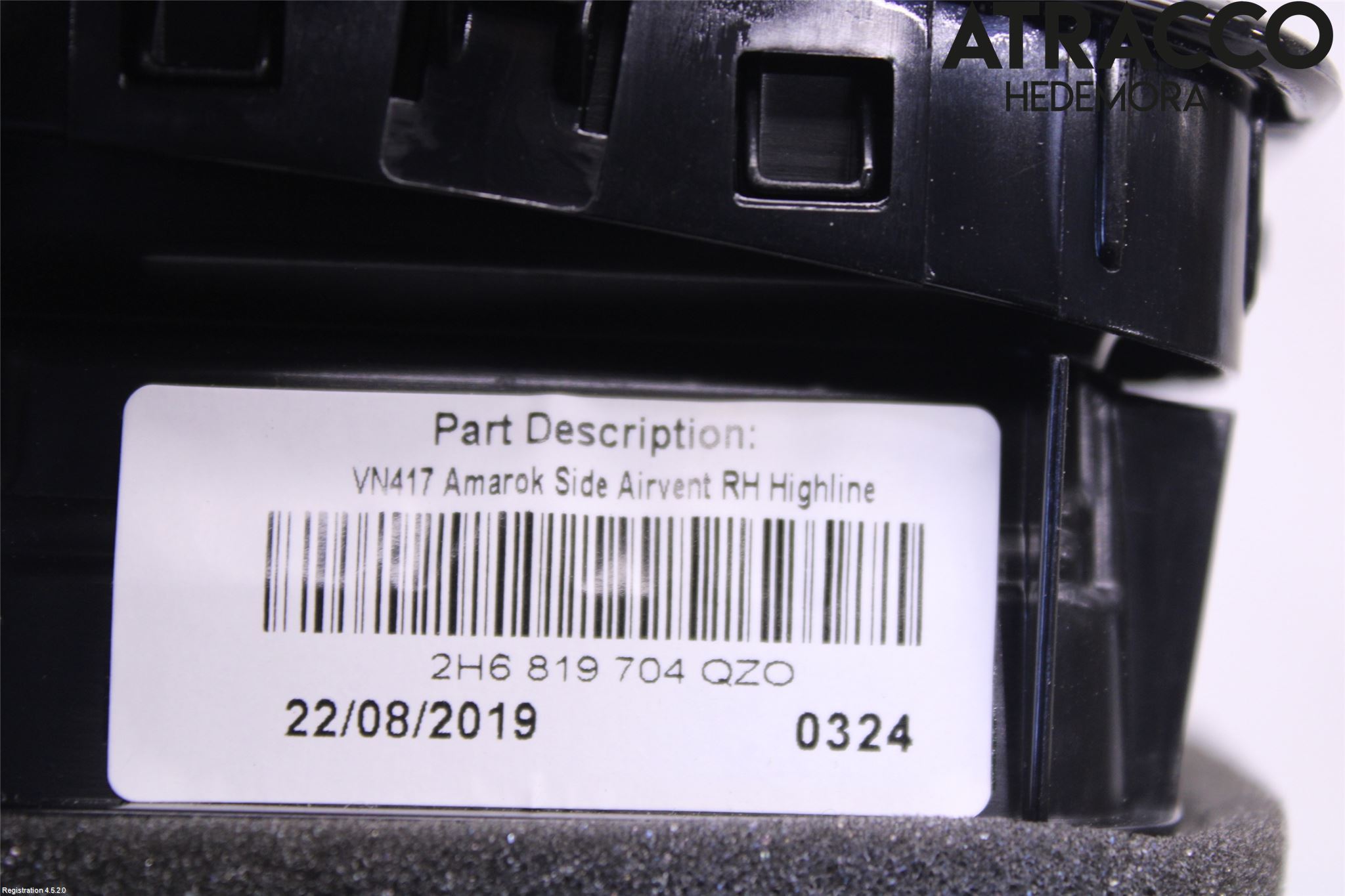 Volkswagen VW AMAROK 2H 10-22 Dashbord Kanal - Dyse