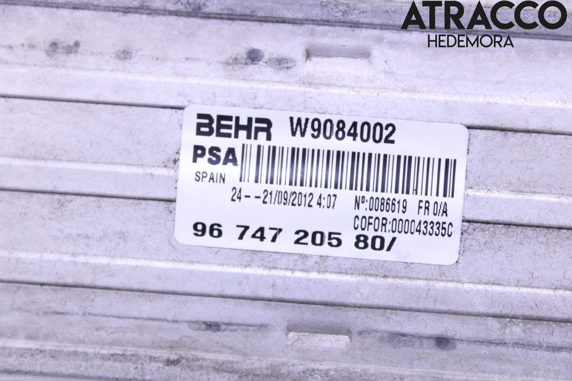 Peugeot 3008 09-16 Intercooler Radiator