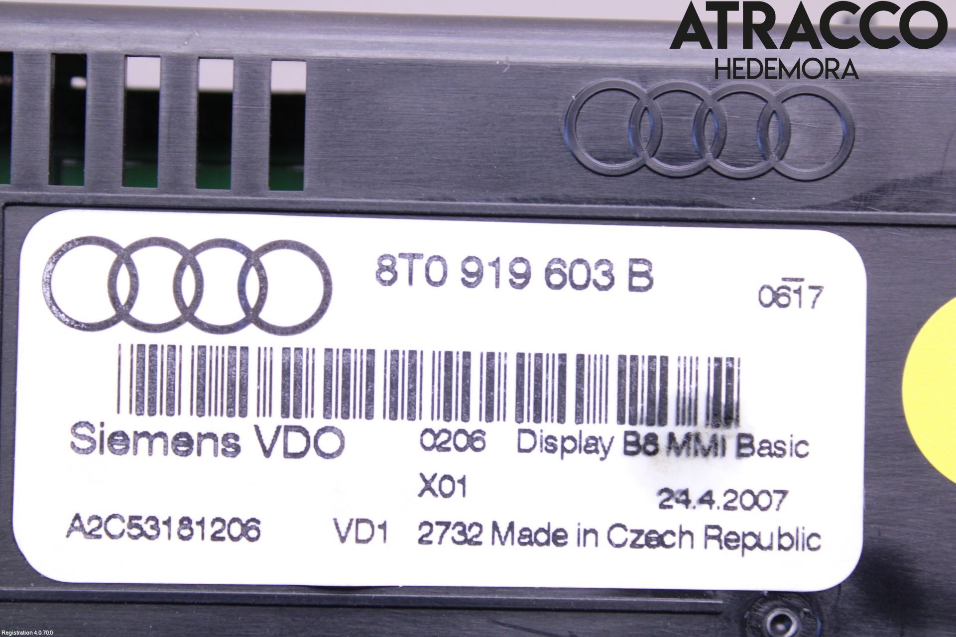Audi A5 07-16 Stereo Radio Med Cd