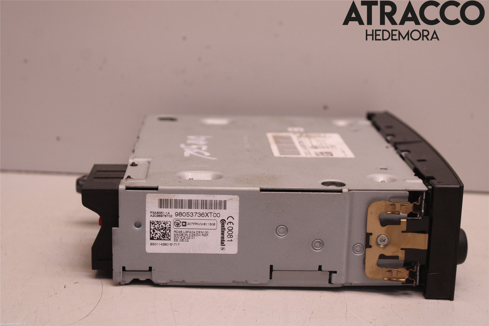 Citroen C3 10-17 Stereo Radio Med Cd