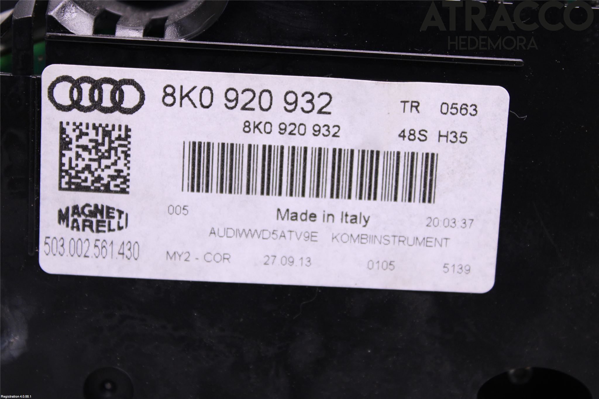 Audi A4 ALLROAD 09-16 Instr Kombinert